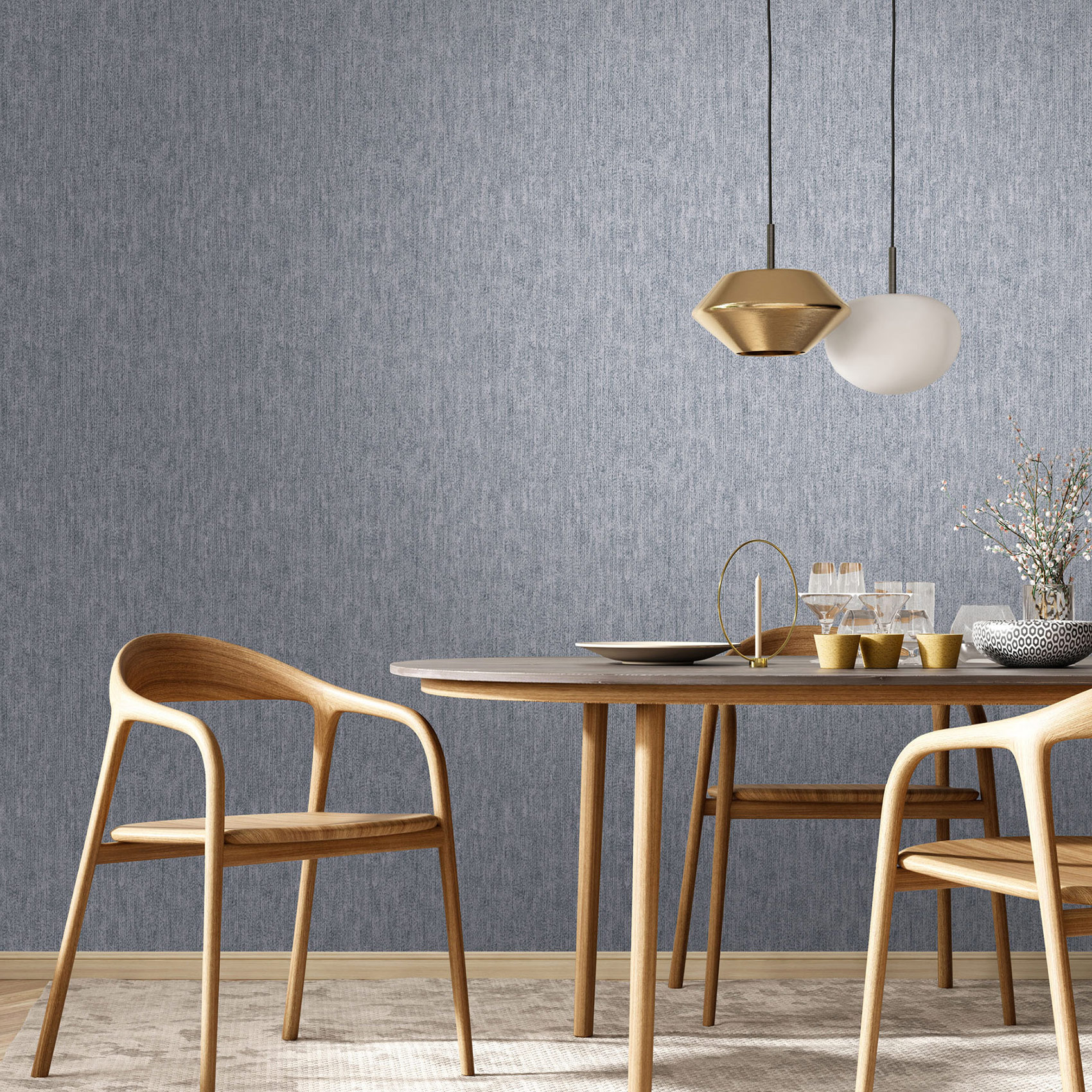 Hohenberger Vliestapete Cerra Cleo Blue Grey 27632