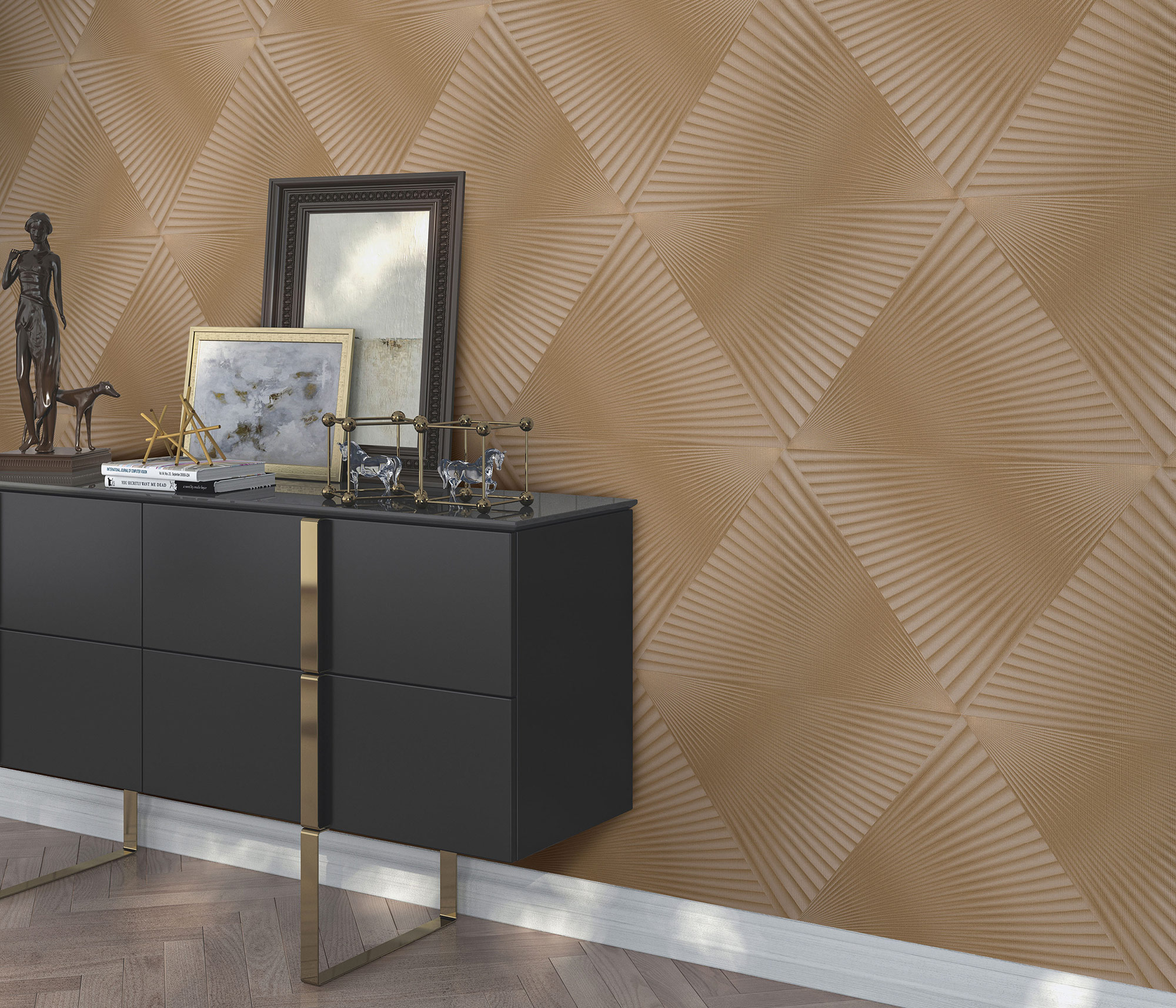 Erismann Vliestapete Spotlight 2 gold 1040430