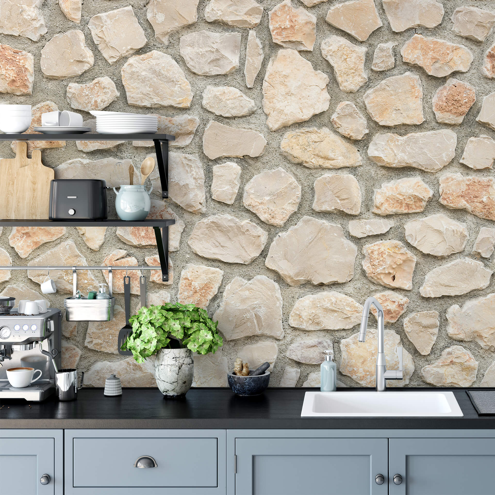 AS Fototapete Designwalls 2.0 Natural Stone Wall I DD118979