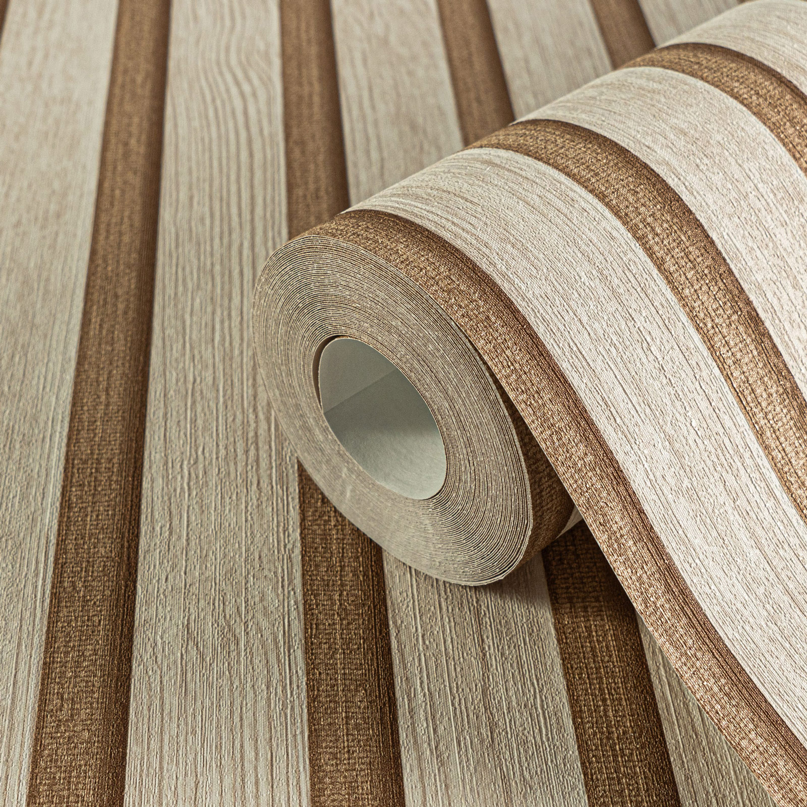 AS Vliestapete Hygge 3 Holzoptik Beige 786652