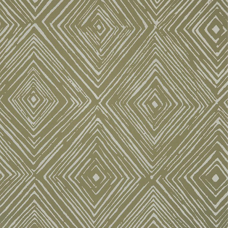 Hohenberger Vliestapete Chalk Diamand Olive 65484