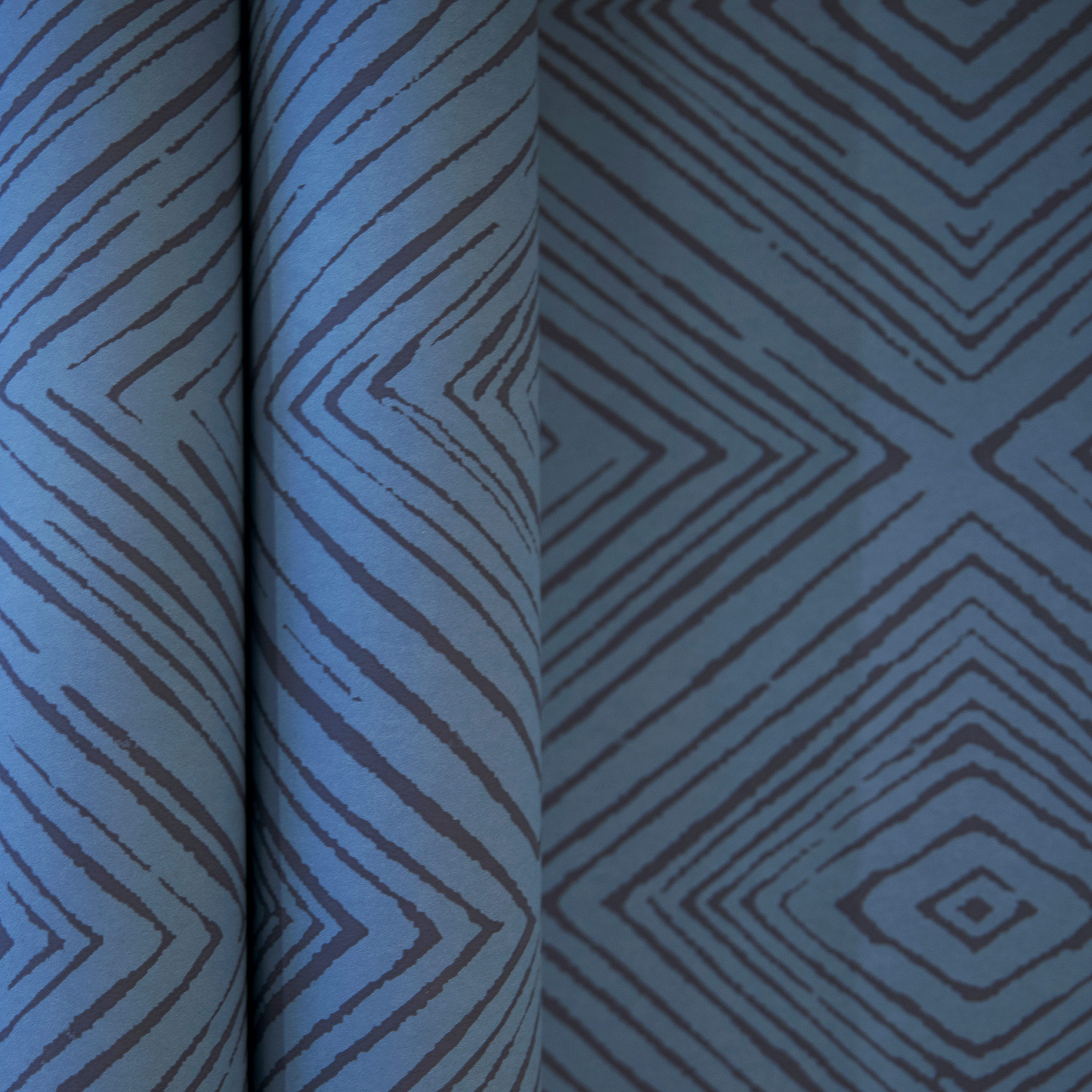 Hohenberger Vliestapete Chalk Diamond Aqua 65516