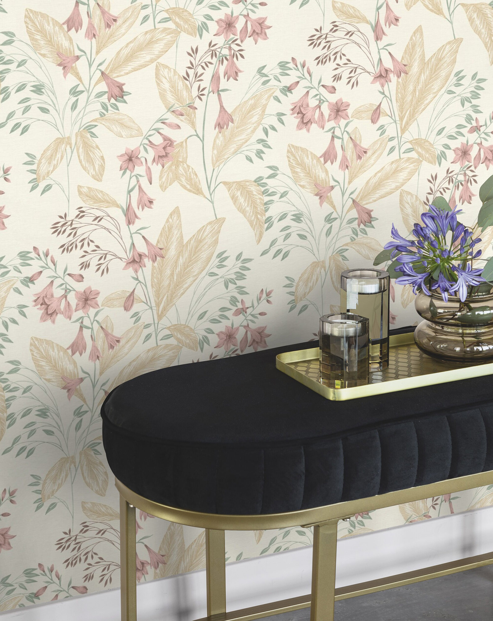 Rasch Vliestapete Beltesto Pink Floral 794434