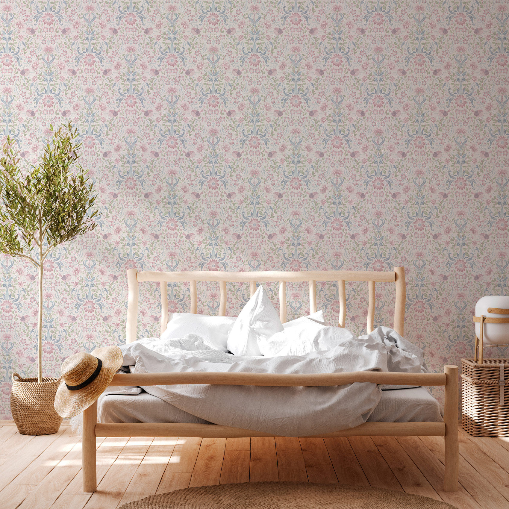 AS Vliestapete Maison Charme Floral creme 390753
