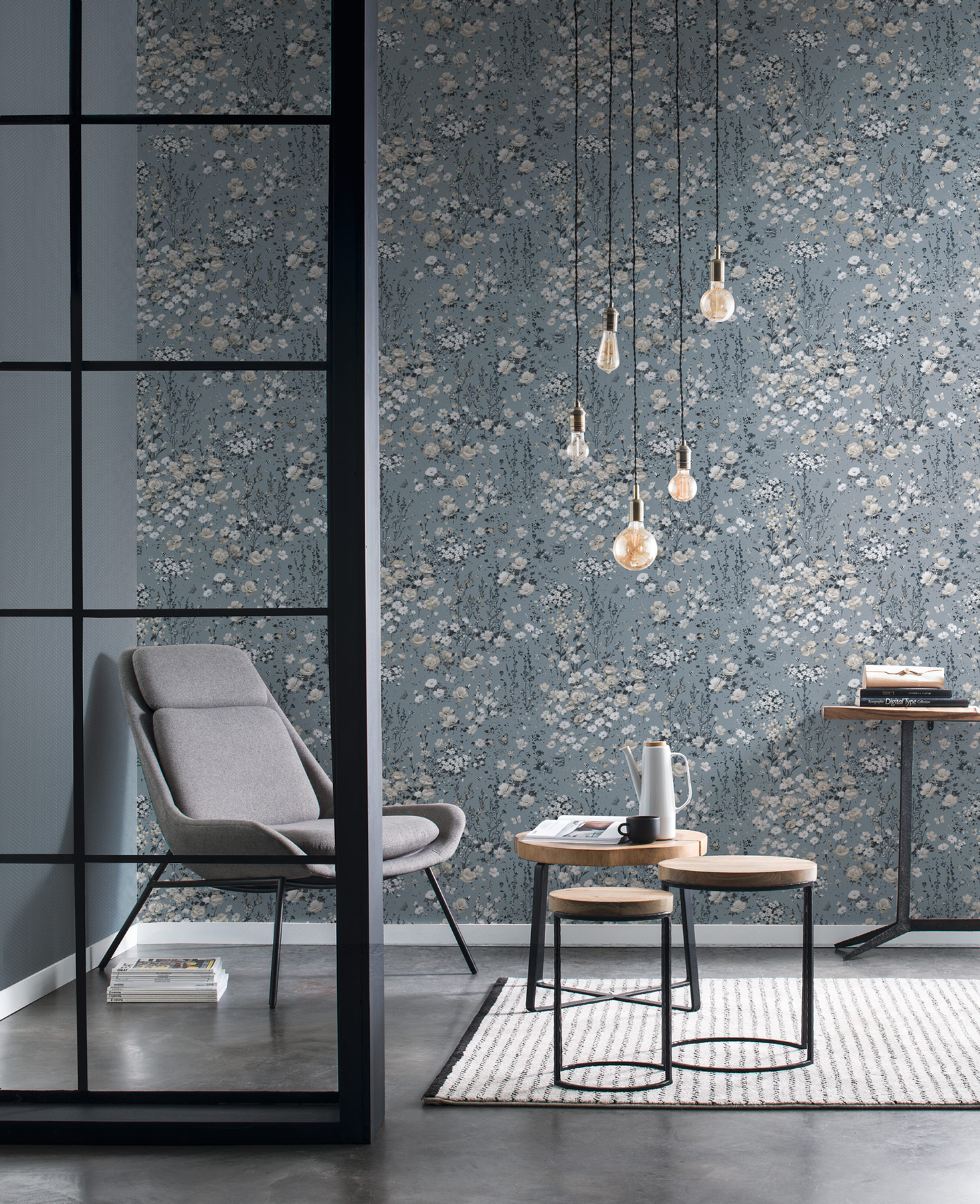 Rasch Textil Vliestapete Petite Fleur 5 Blumen 288369