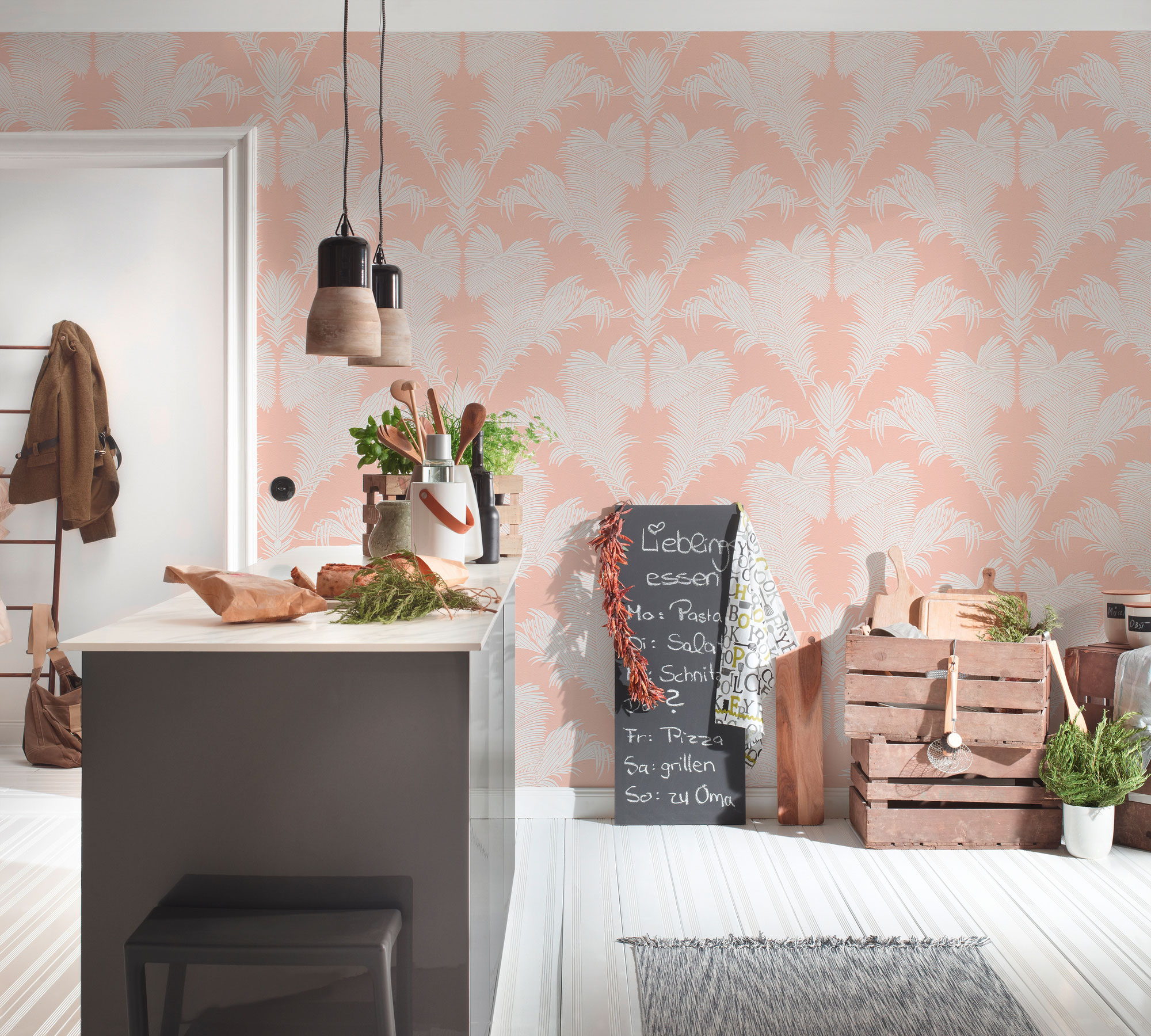 AS Vliestapete Trendwall 2  rose 379596