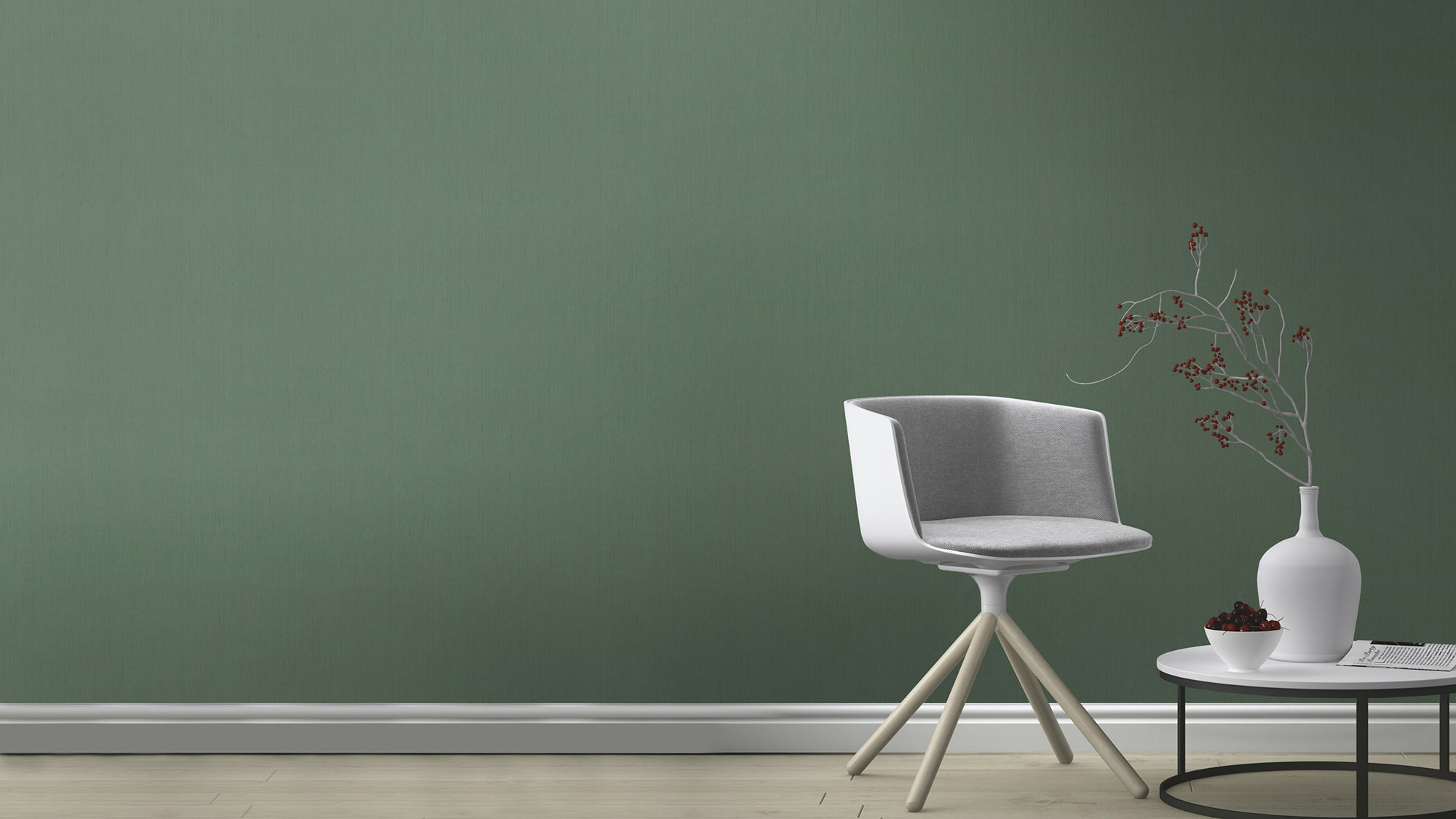 Rasch Vliestapete Indian Style Textilstruktur Uni 746143