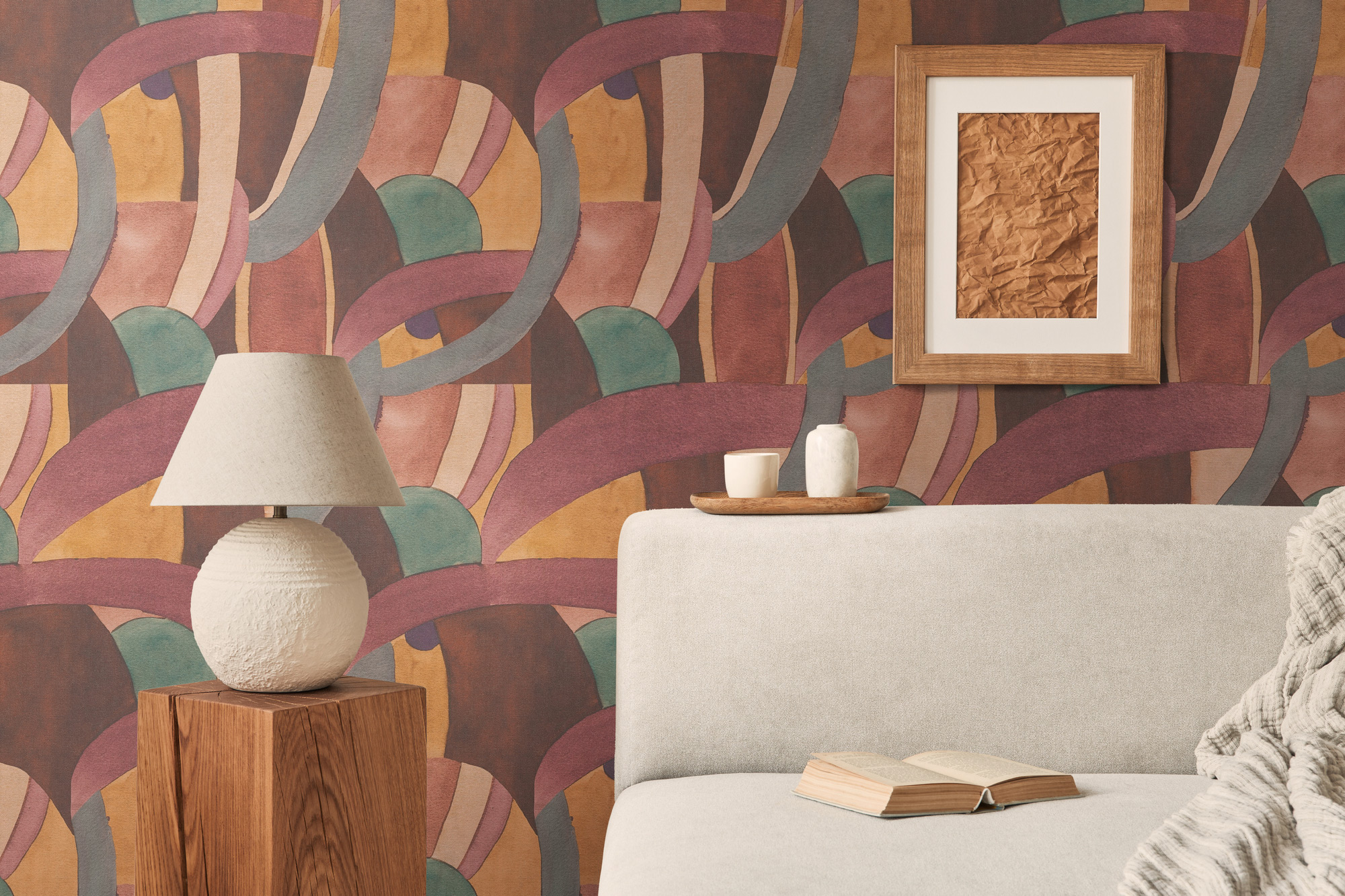 AS Vliestapete Anna d'Andrea Abstrakt Orange 782141