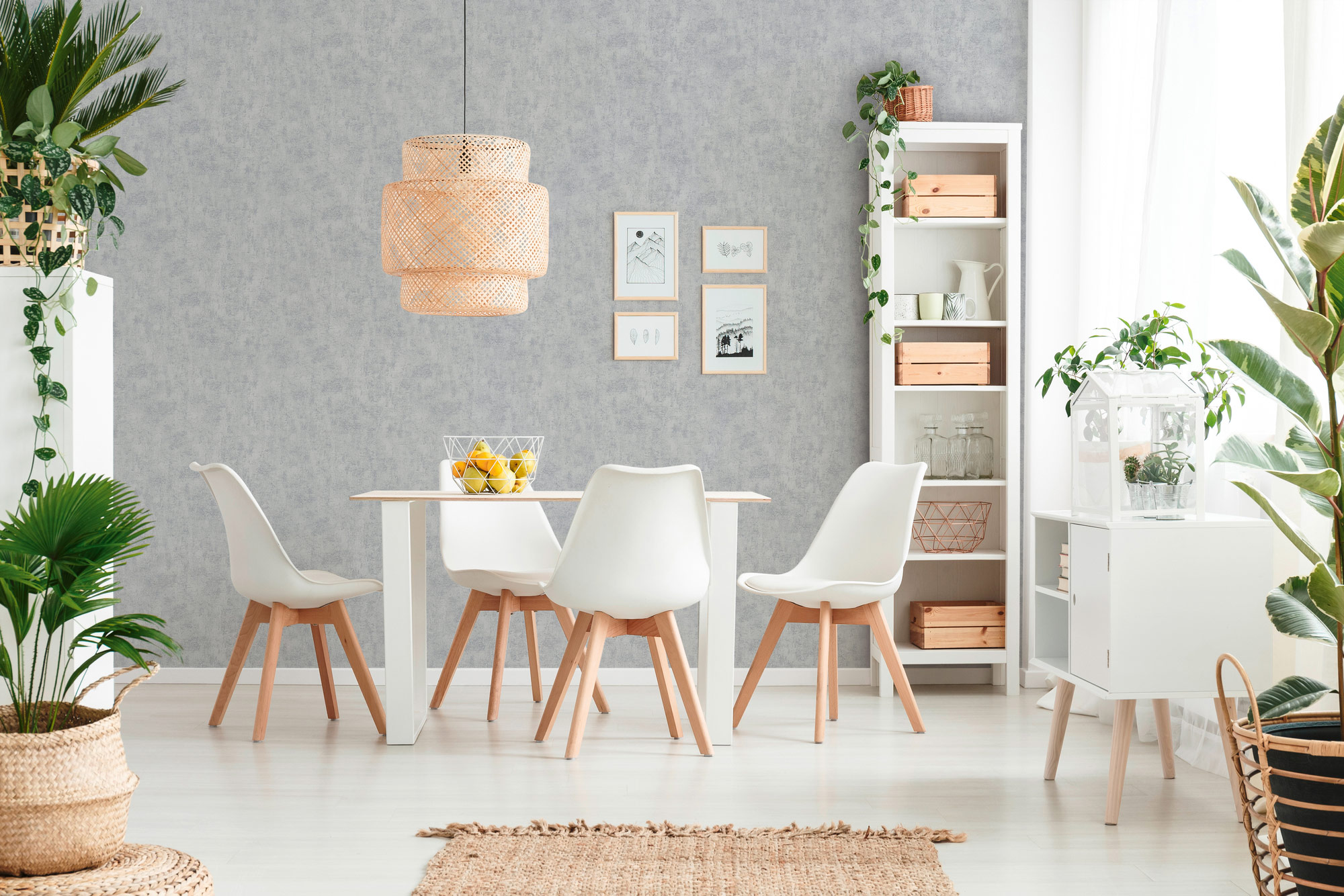 AS Vliestapete Jade 2 Grau Strukturtapete 224033