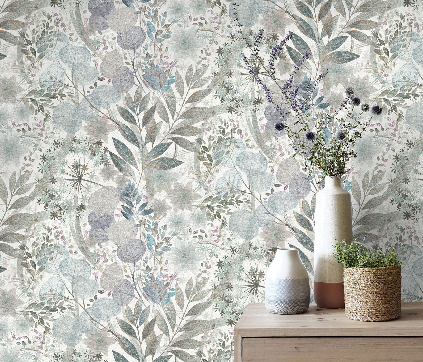 Erismann Vliestapete Secret Garden Blättermotiv 1050624