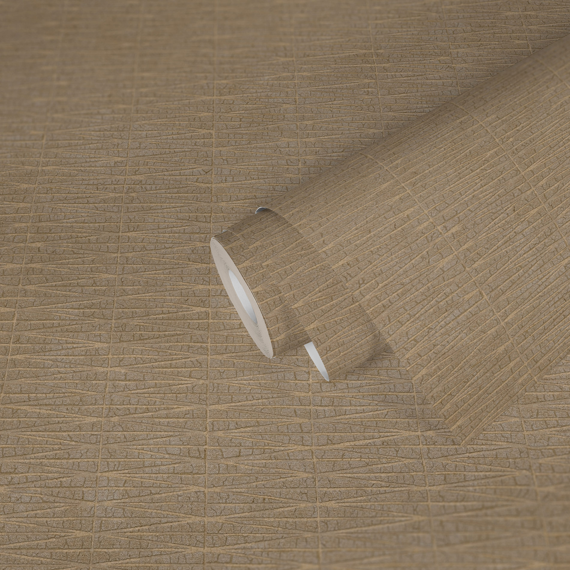 AS Vliestapete #Hygge Strukturtapete Braun 385971