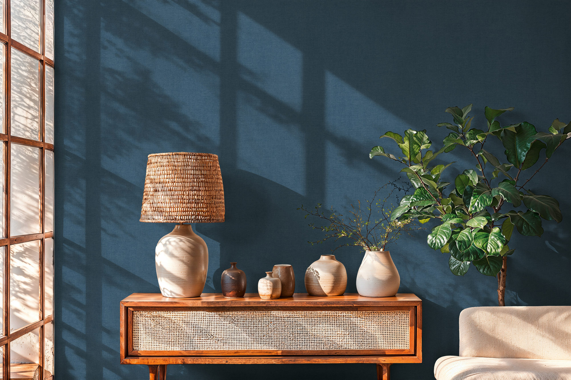 AS Vliestapete PintWalls 3 Unitapete Blau 791658