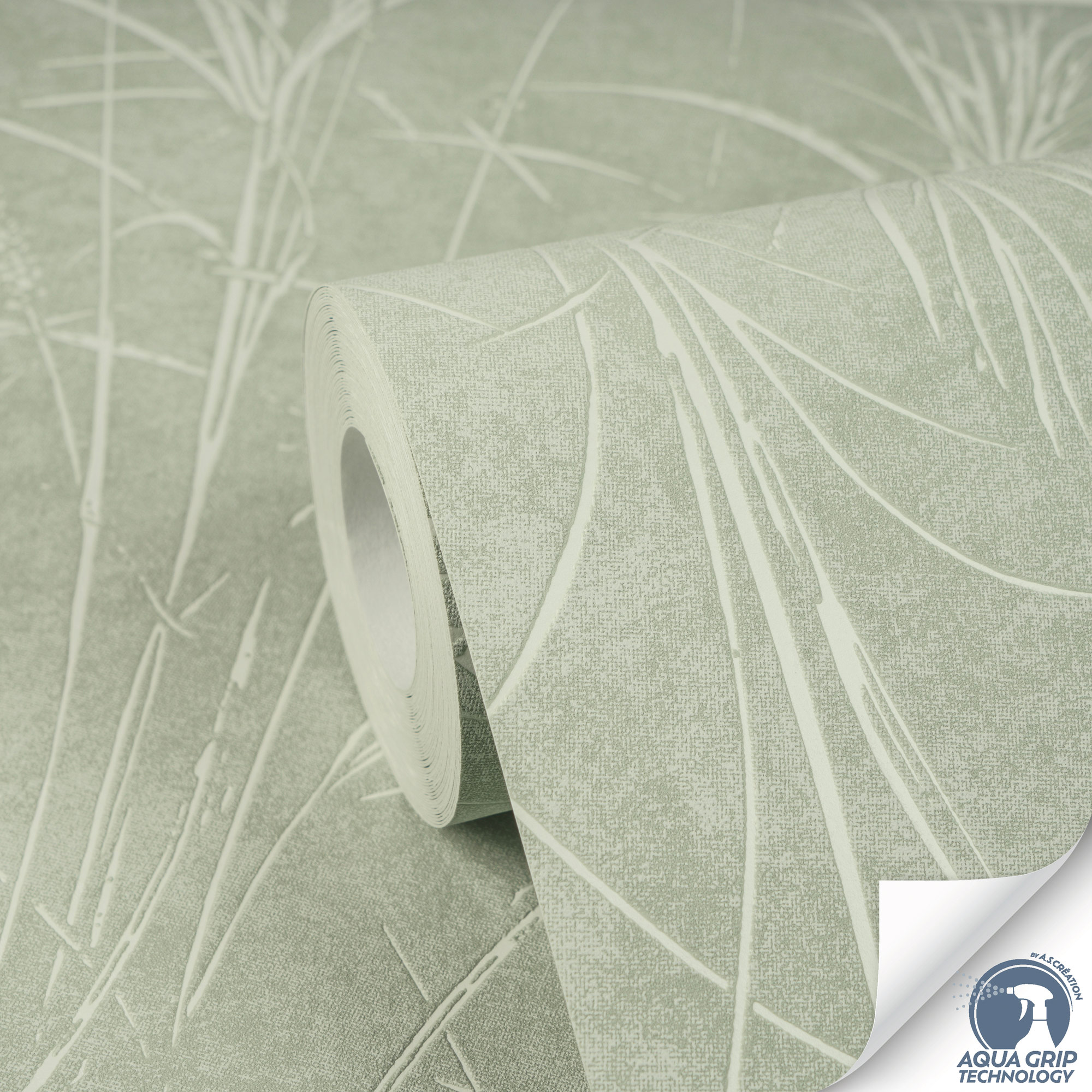 AS Vliestapete Cosiness Designdrop 2 Floral Grün 792822