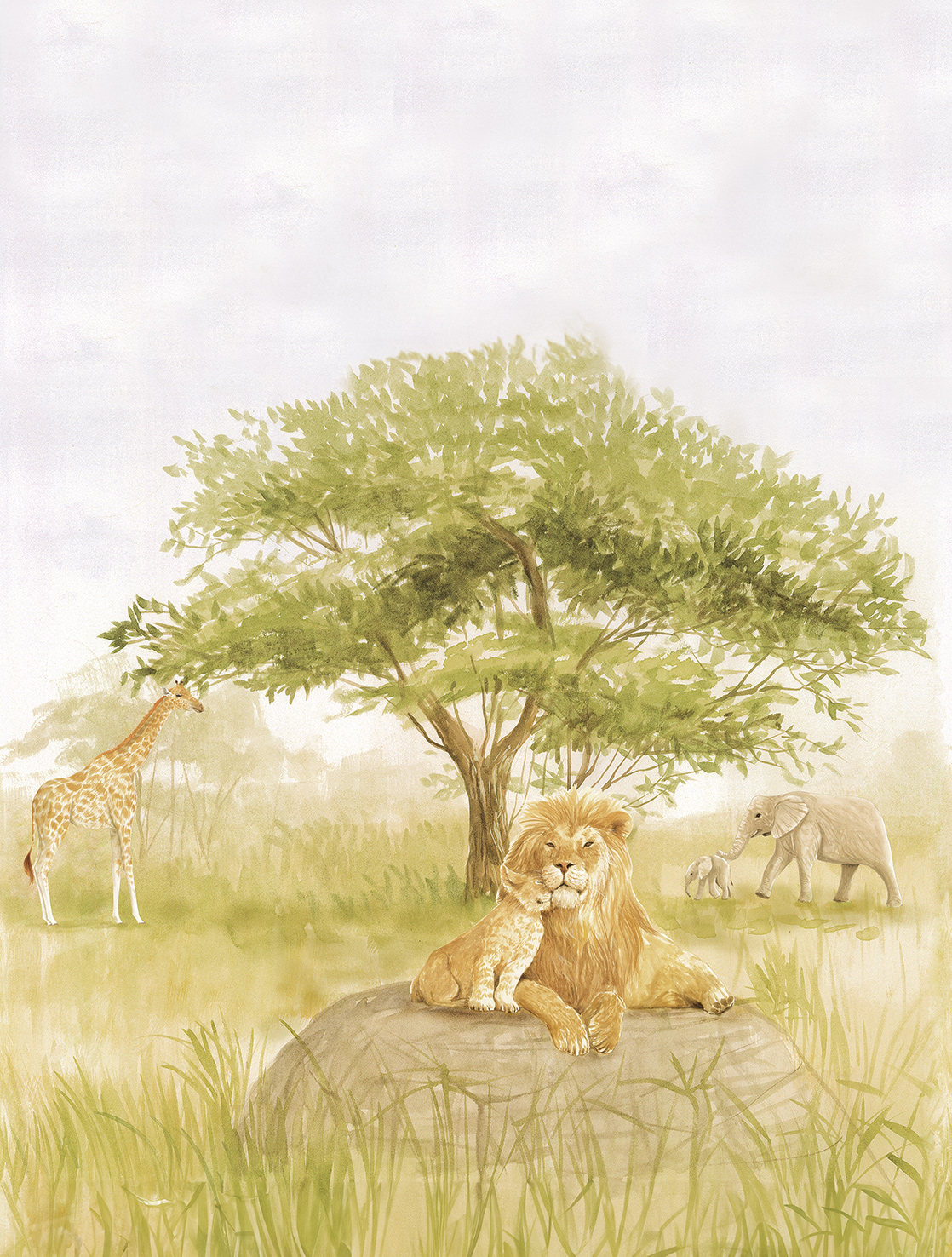 Decoprint Fototapete Cute Walls Wild Life CW61142