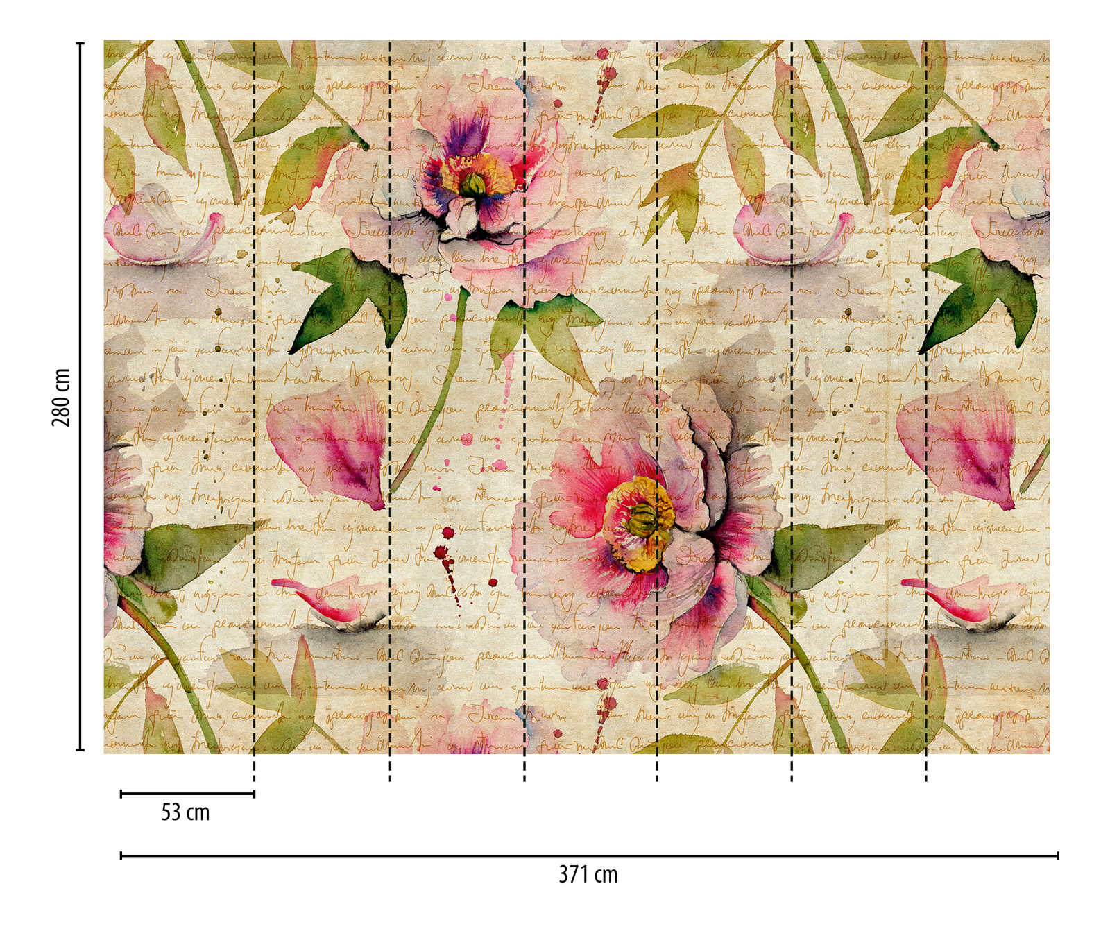 Livingwalls Vliestapete The Wall Blume 382761