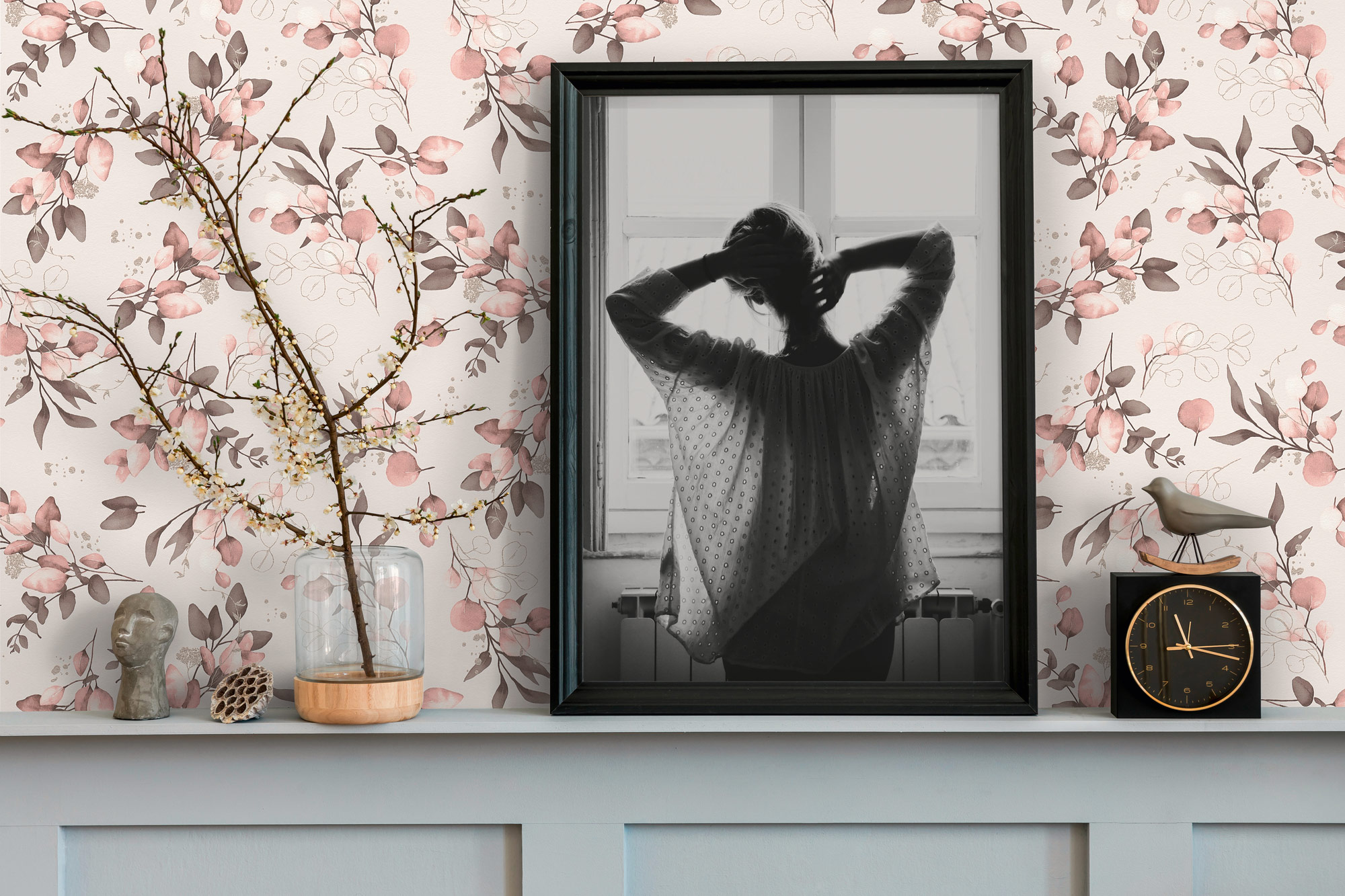 AS Vliestapete Pure Elegance Floral Rosa 397681