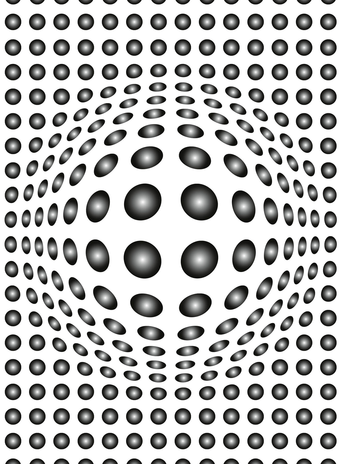 AS Fototapete Designwalls 2.0 Dots Black White 3D DD119052