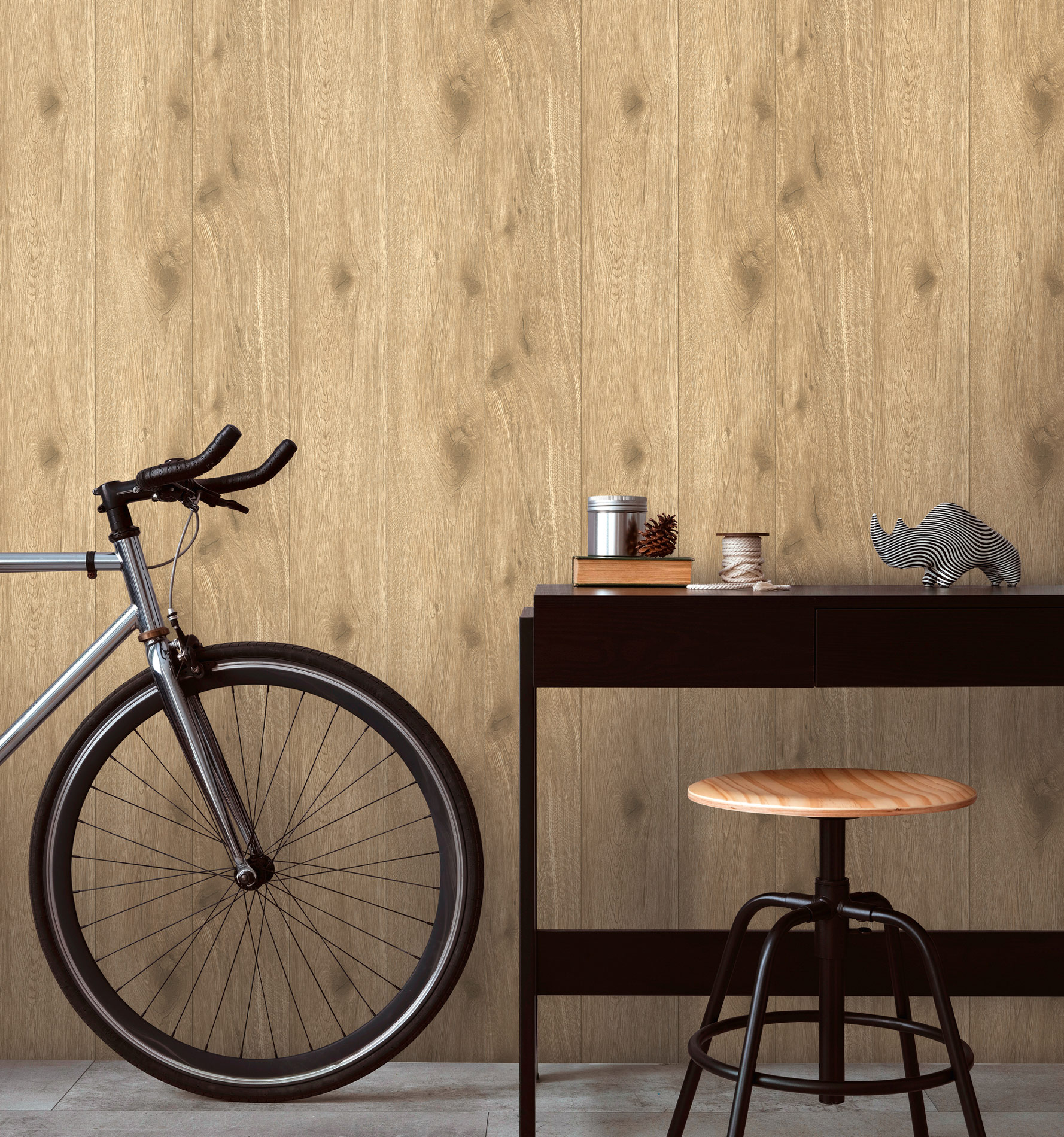 AS Vliestapete Elements 2 Holzoptik Braun 300434