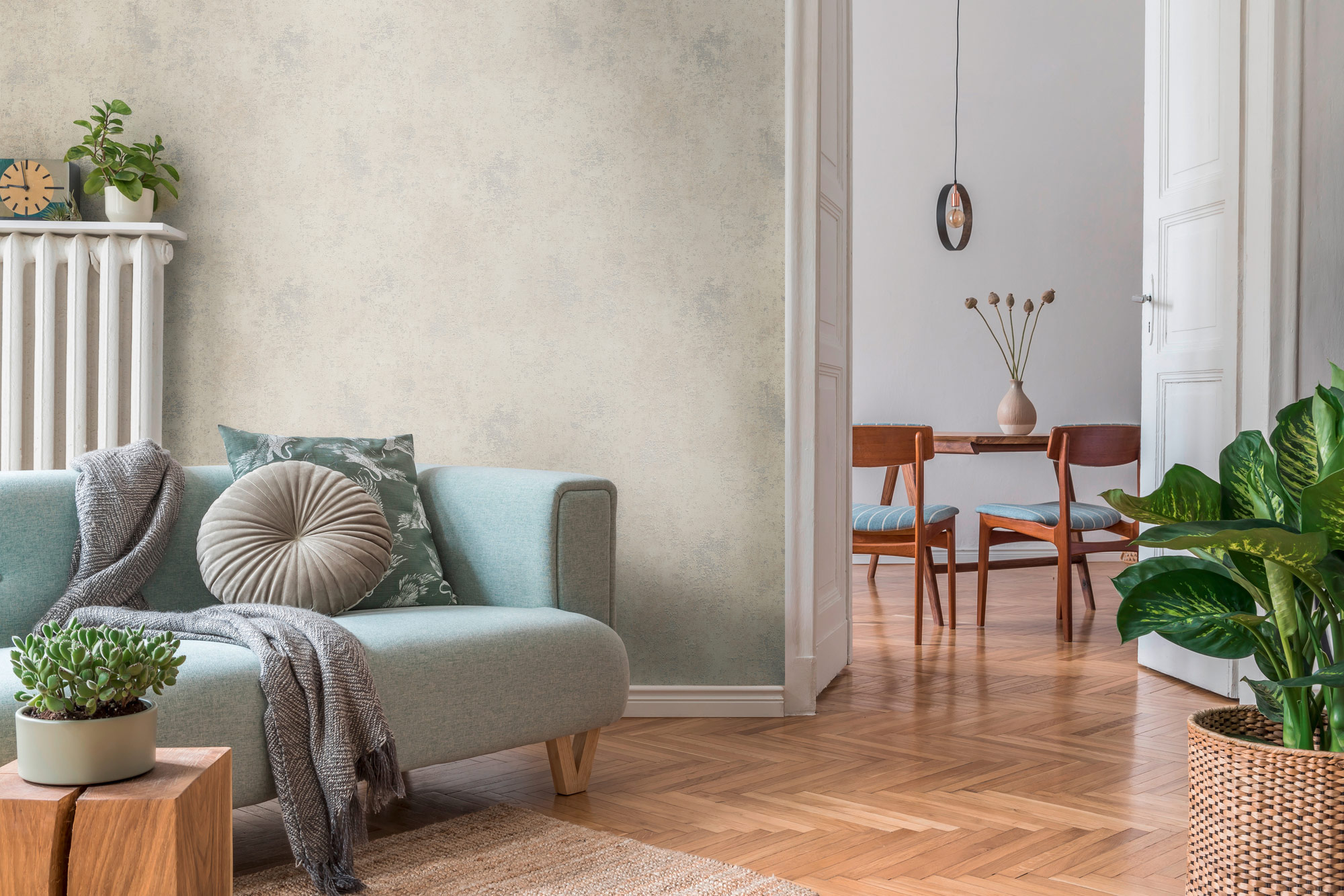 AS Vliestapete The BOS creme Strukturtapete 388331