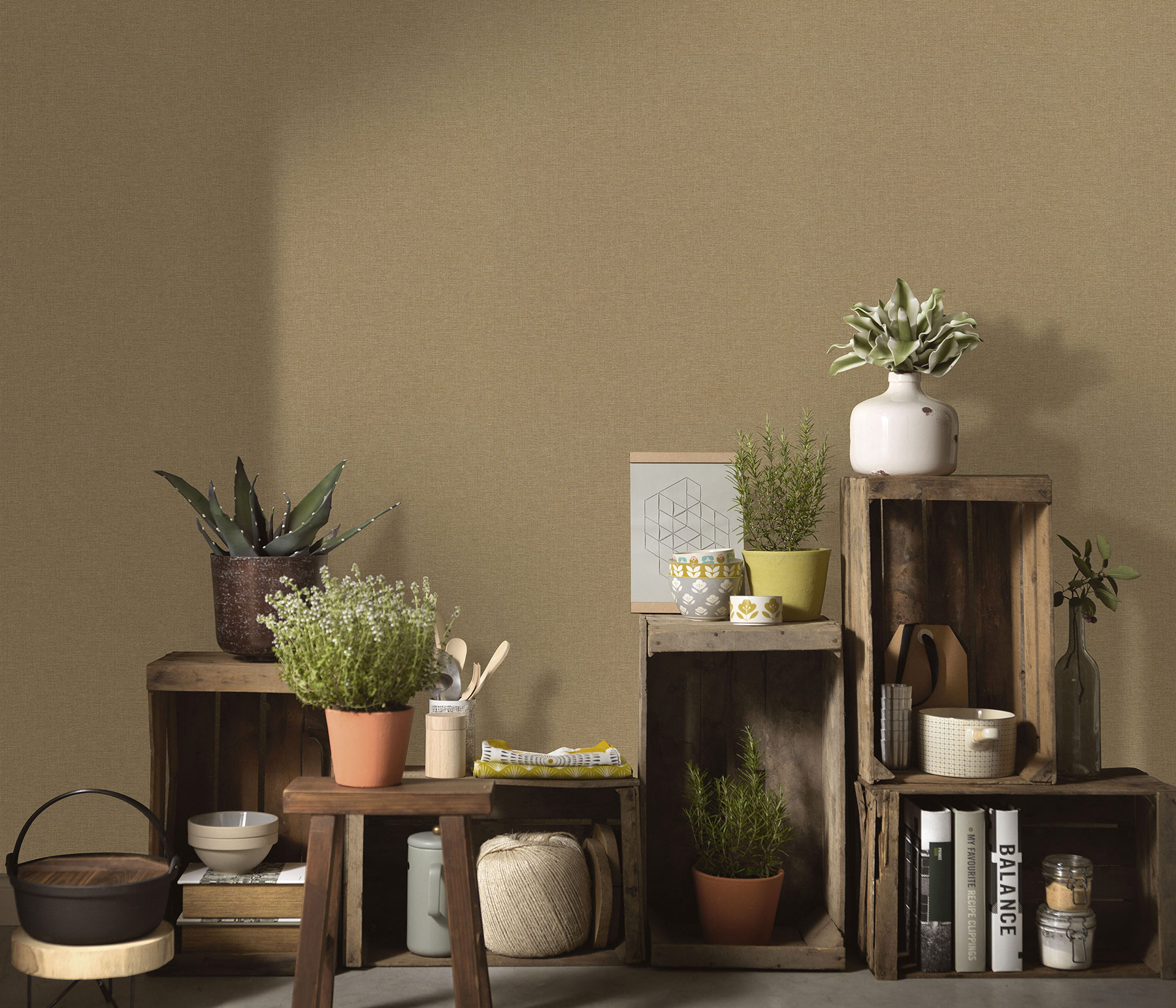 Erismann Vliestapete Secret Garden Unitapete 1051020