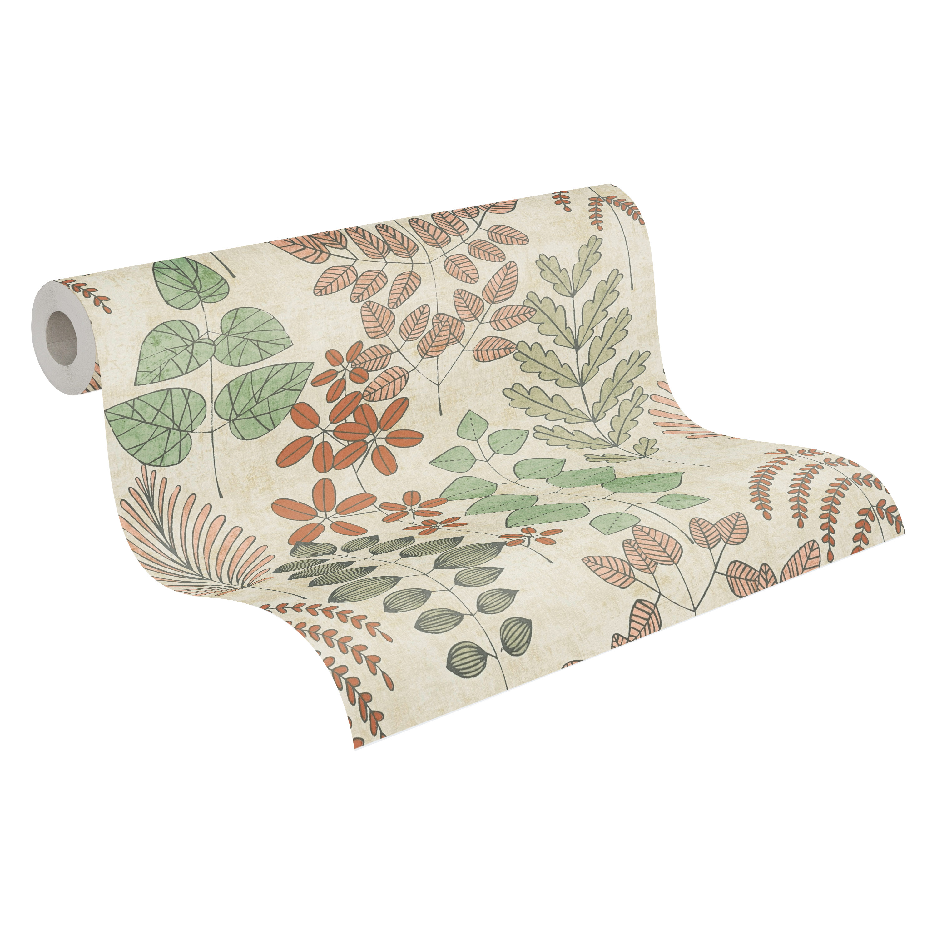 AS Vliestapete Nordic Feeling Blätter Zweige Grün 791492