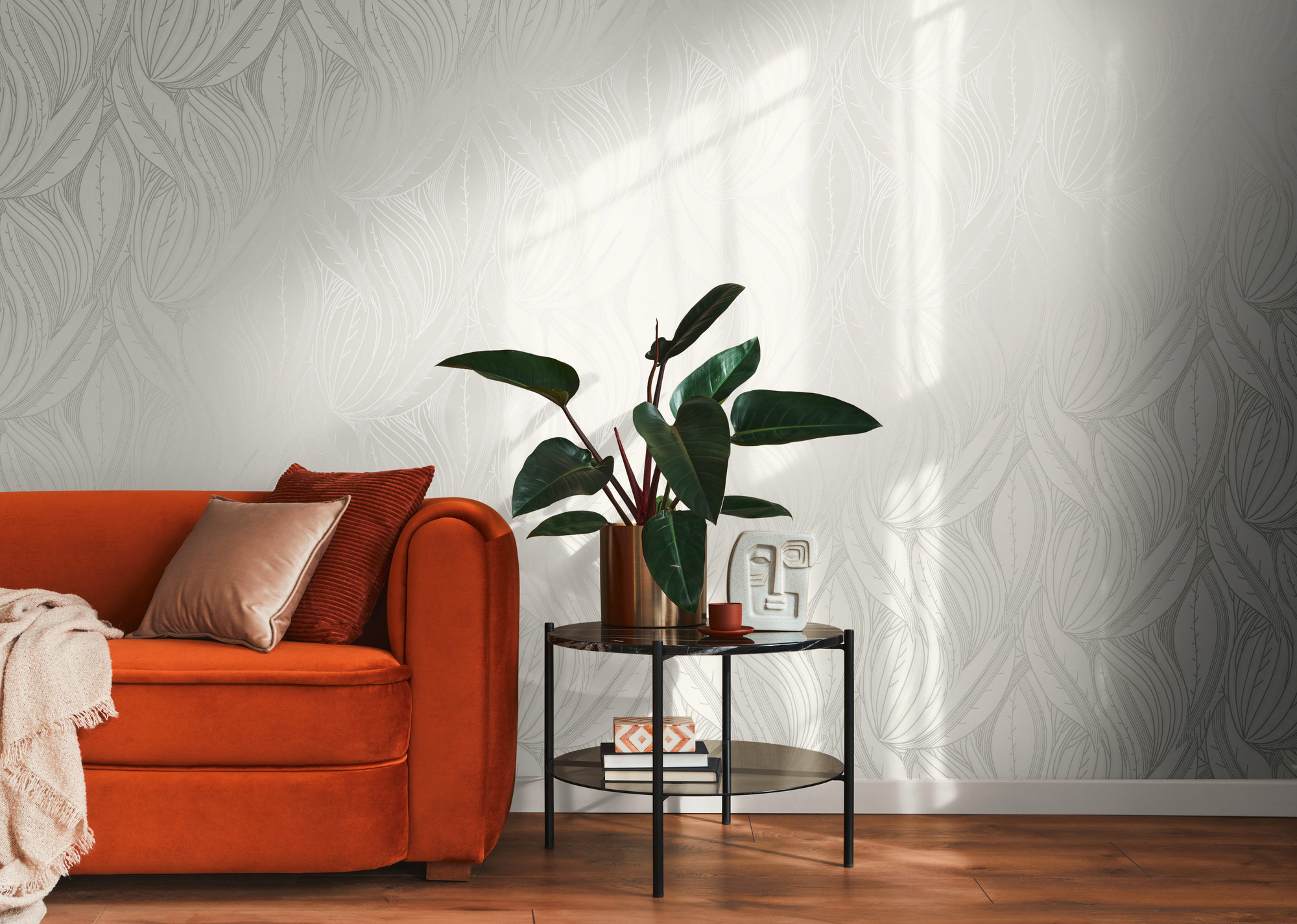 AS Vliestapete MS Hot Spots Floral Weiß 786555