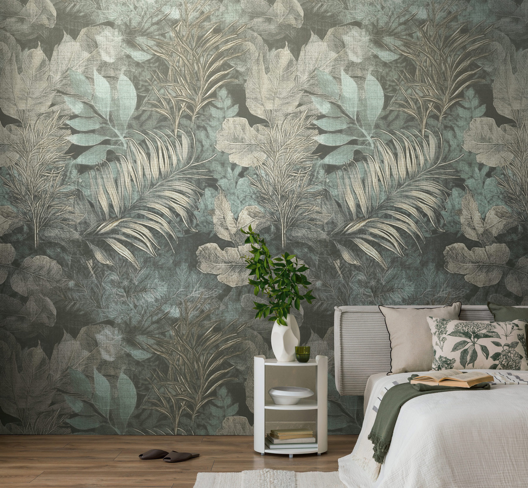 AS Fototapete The Wall 4 Dschungel Blau 792233