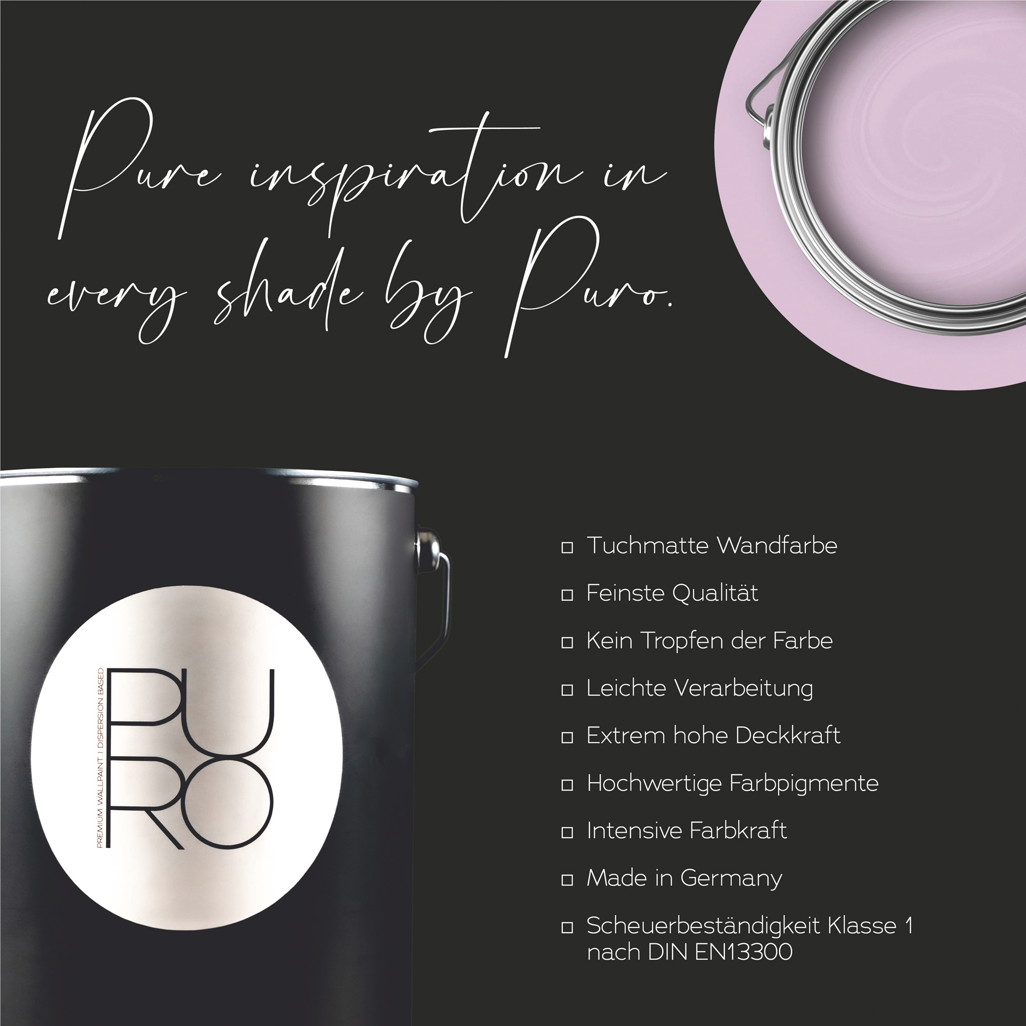 AS Premium Innenwandfarbe Puro c2007 lovely rose 2,5 L