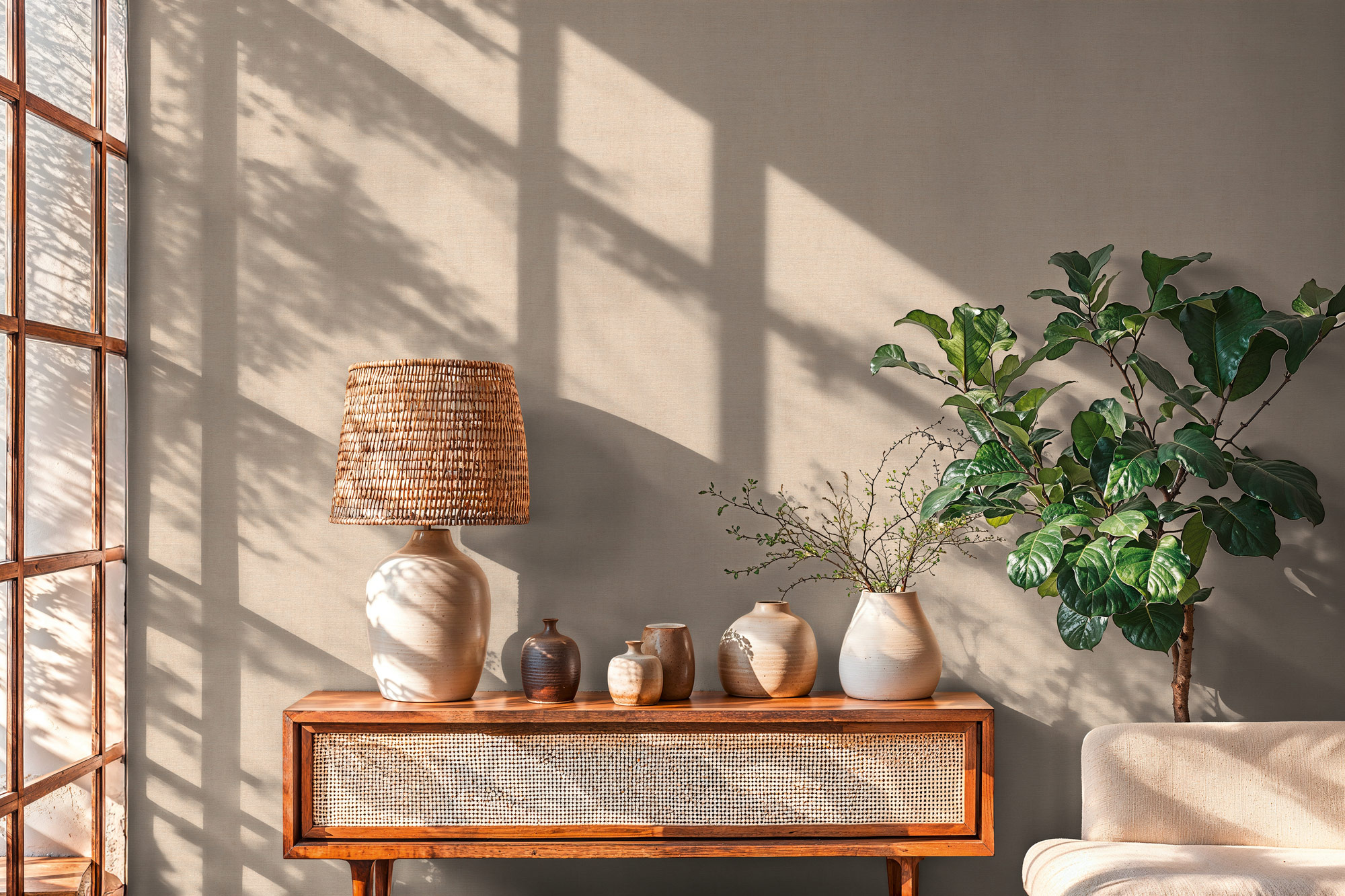 AS Vliestapete PintWalls 3 Unitapete Beige 791655