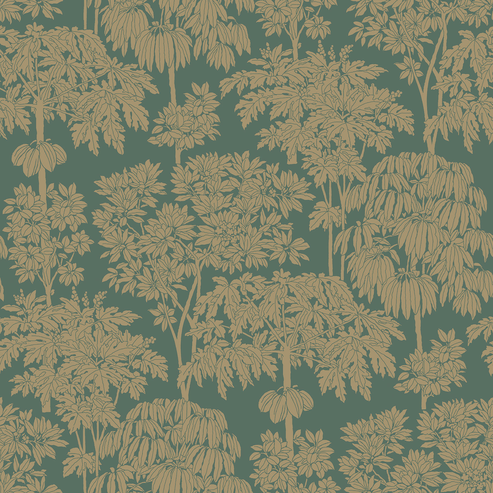 Grandeco Vliestapete Ciara Floral tuerkis A63403