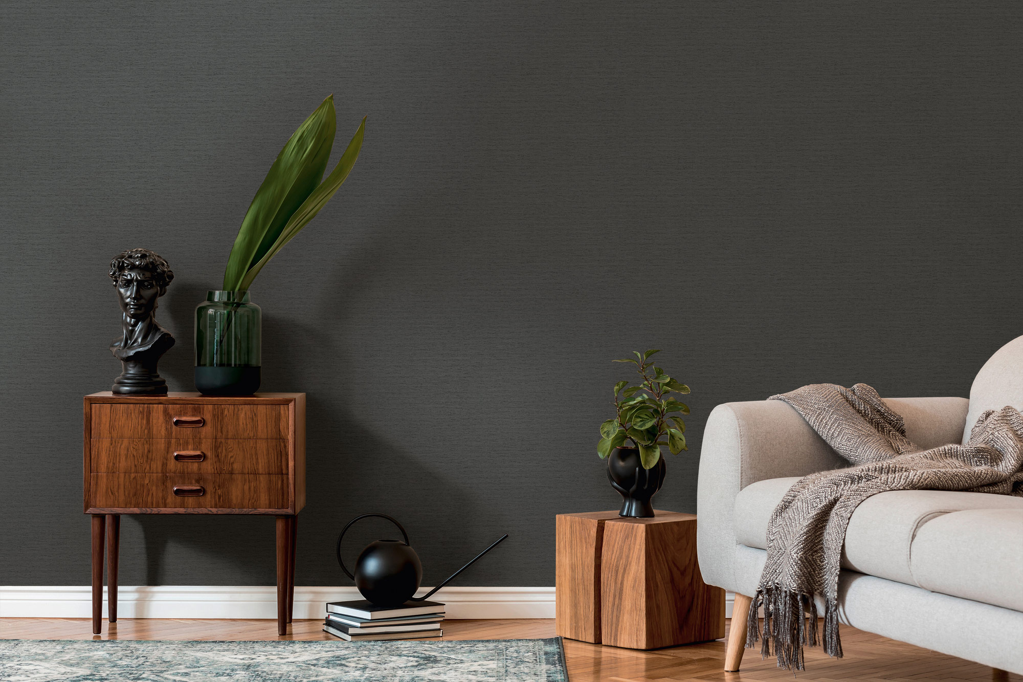 Livingwalls Vliestapete Famous Garden Unitapete 393522