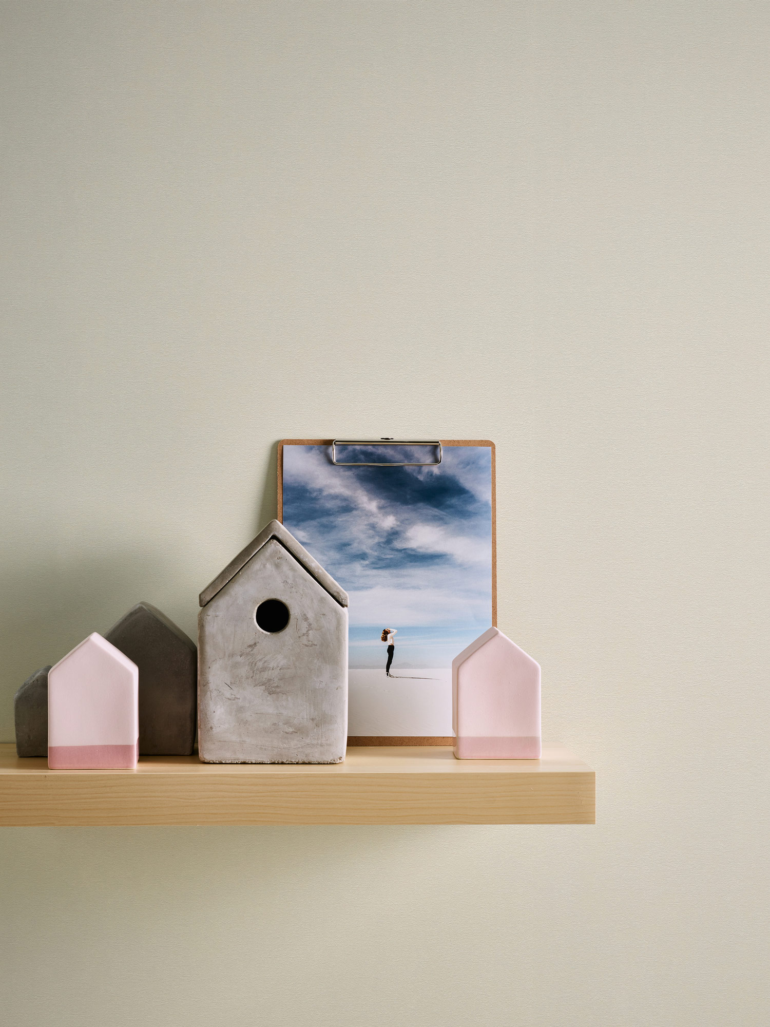 AS Vliestapete French Affair Einfarbig Weiß 393414