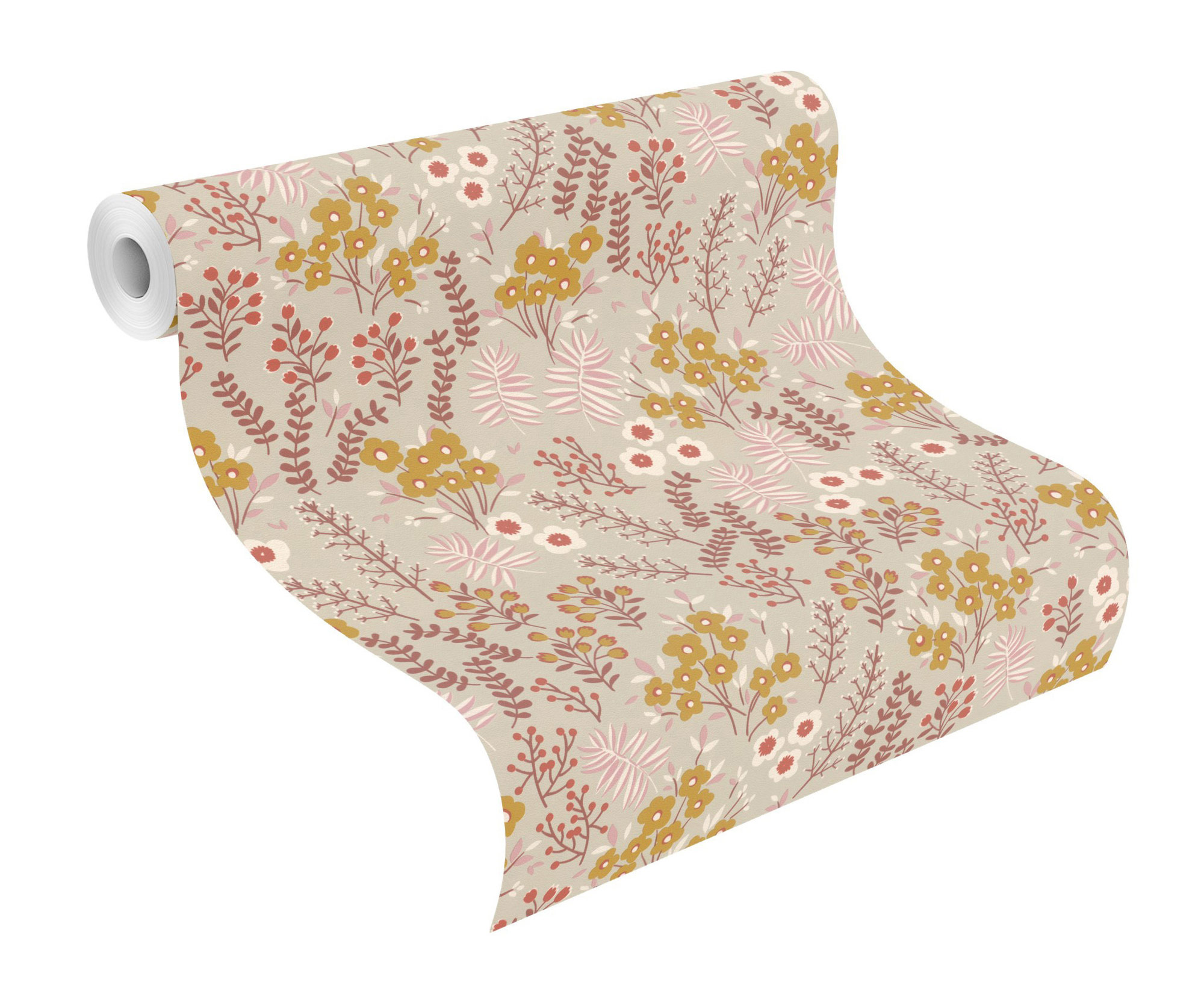 Rasch Vliestapete Beltesto Grau Floral 793819