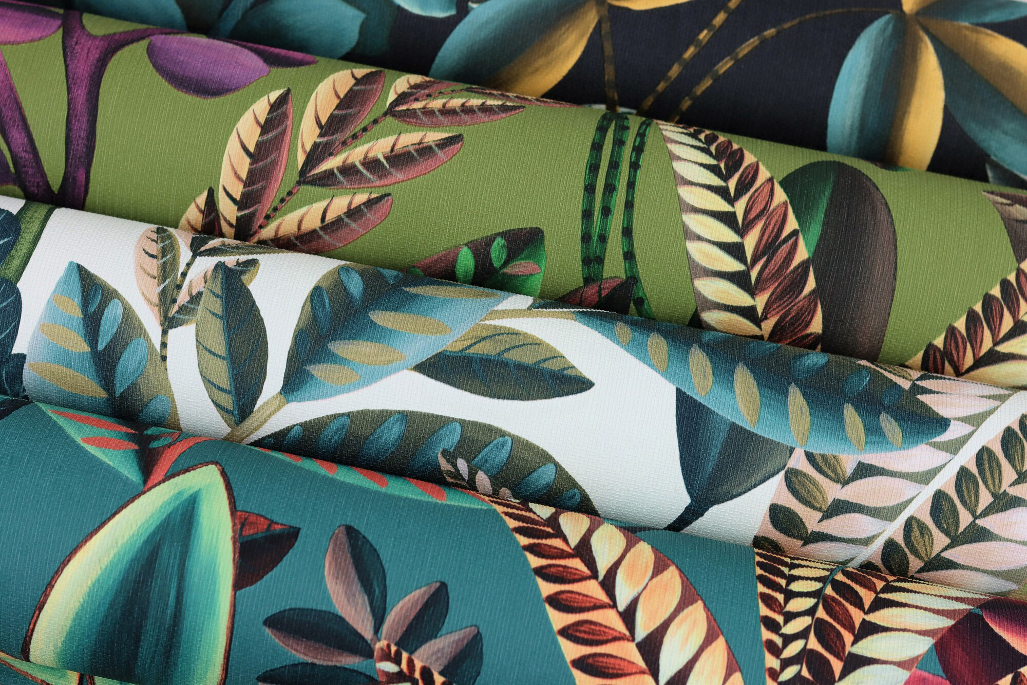 Rasch Vliestapete Florentine 3 Blätter Zweige 485561