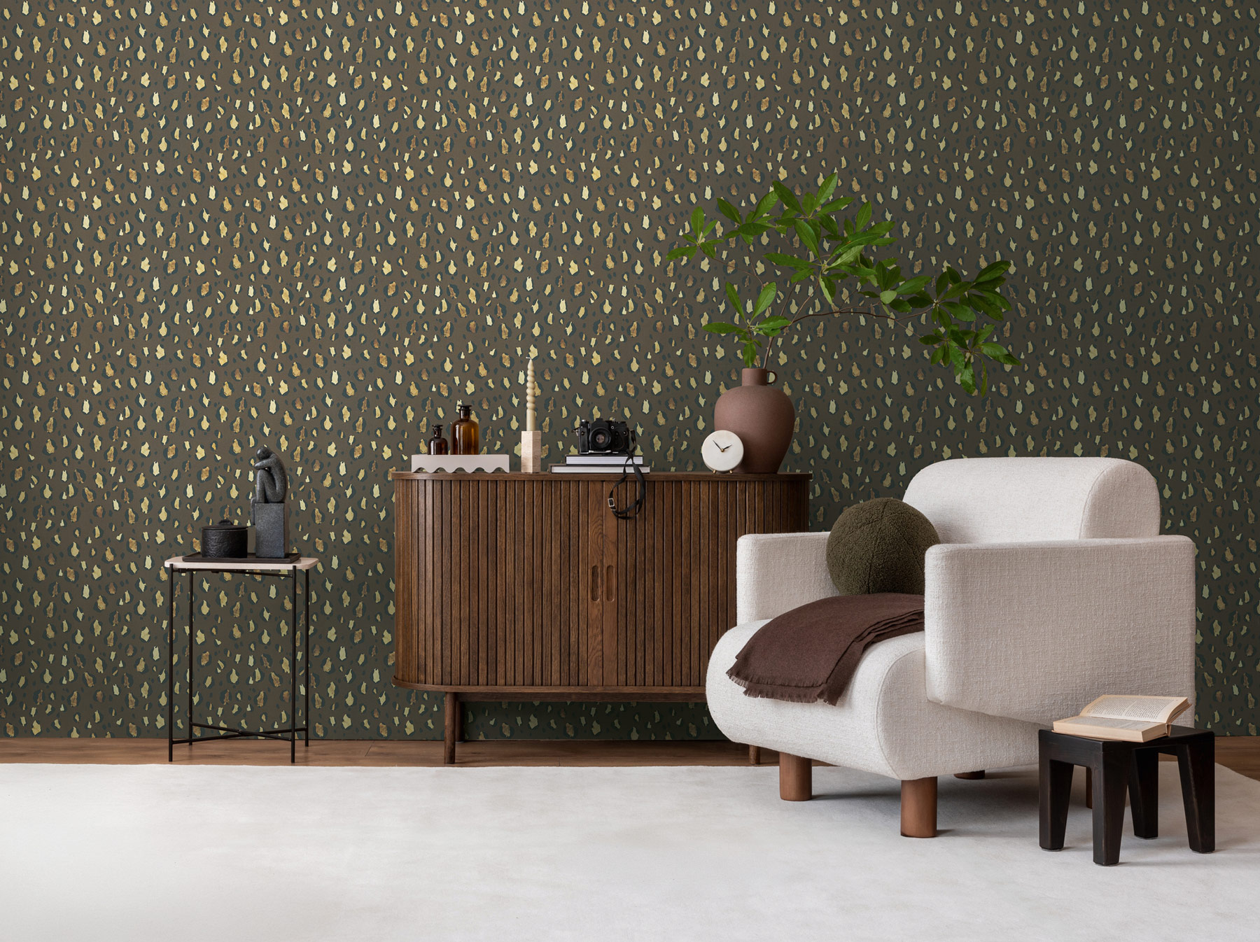 AS Vliestapete Anna d'Andrea Leomuster Braun 782163