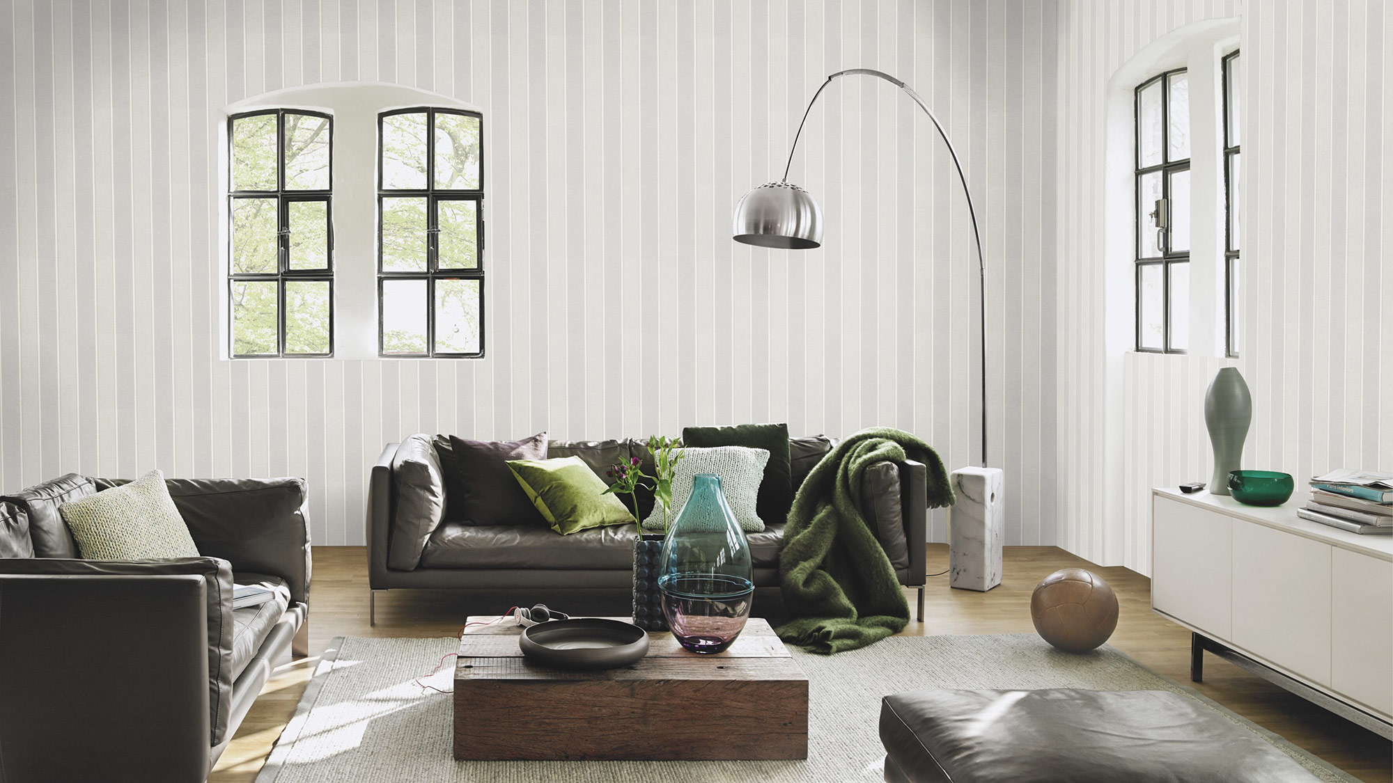 Rasch Vliestapete Country Charme Grau-Hellgrau 463972