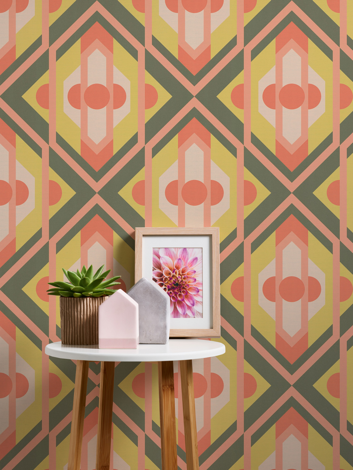 AS Creation Vliestapete Retro Chic Grün 395313