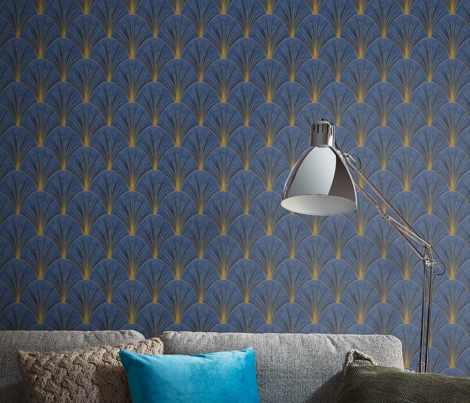 Erismann Vliestapete Elle 4 blau 1045108