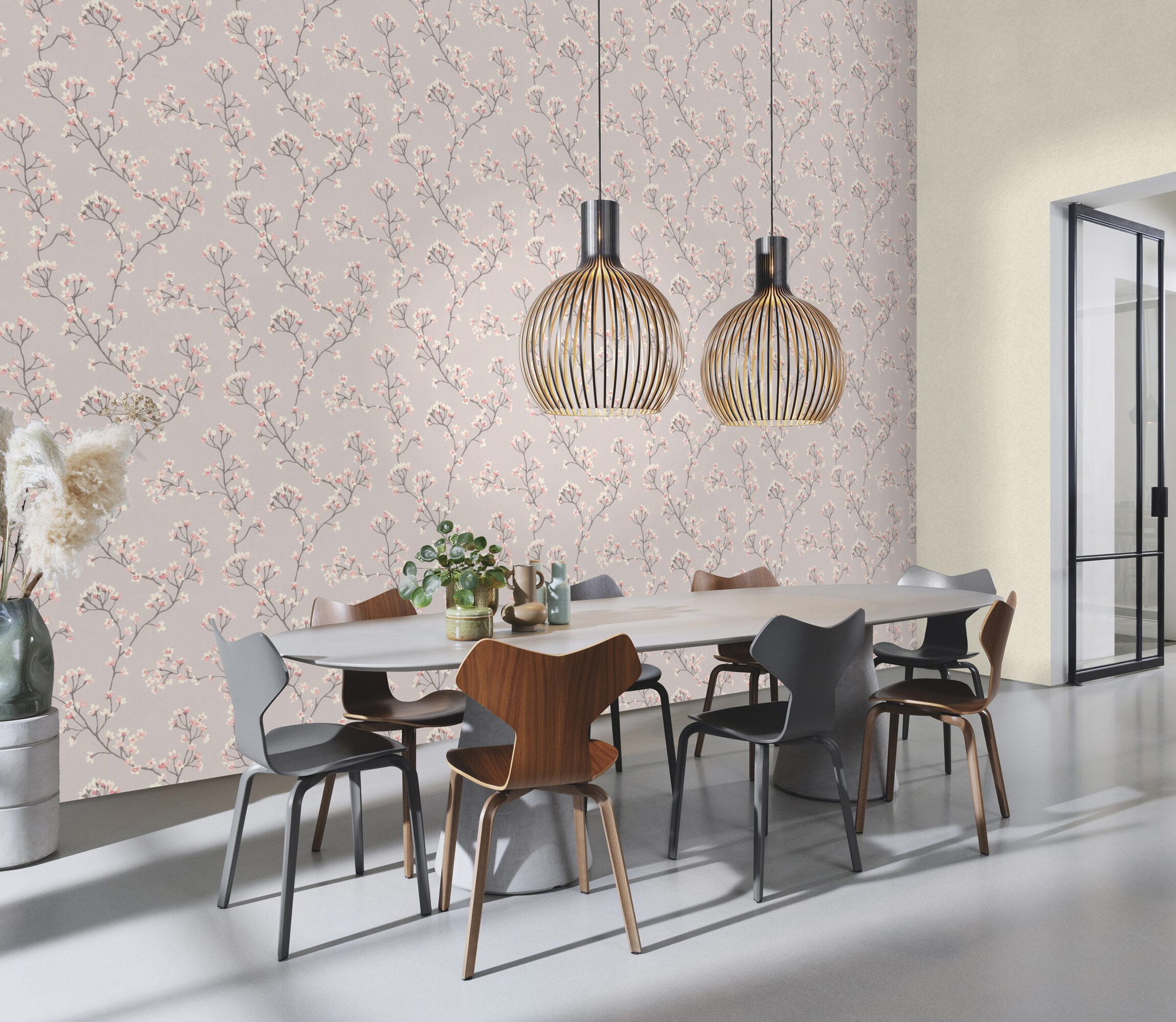 Rasch Vliestapete Beltesto Pink Botanical 792713