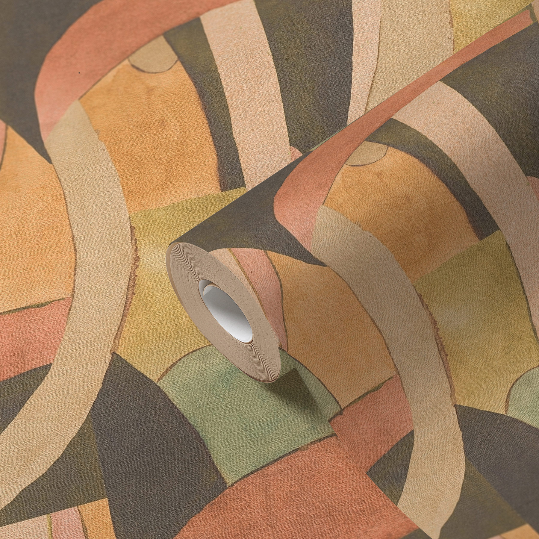 AS Vliestapete Anna d'Andrea Abstrakt Grün 782143