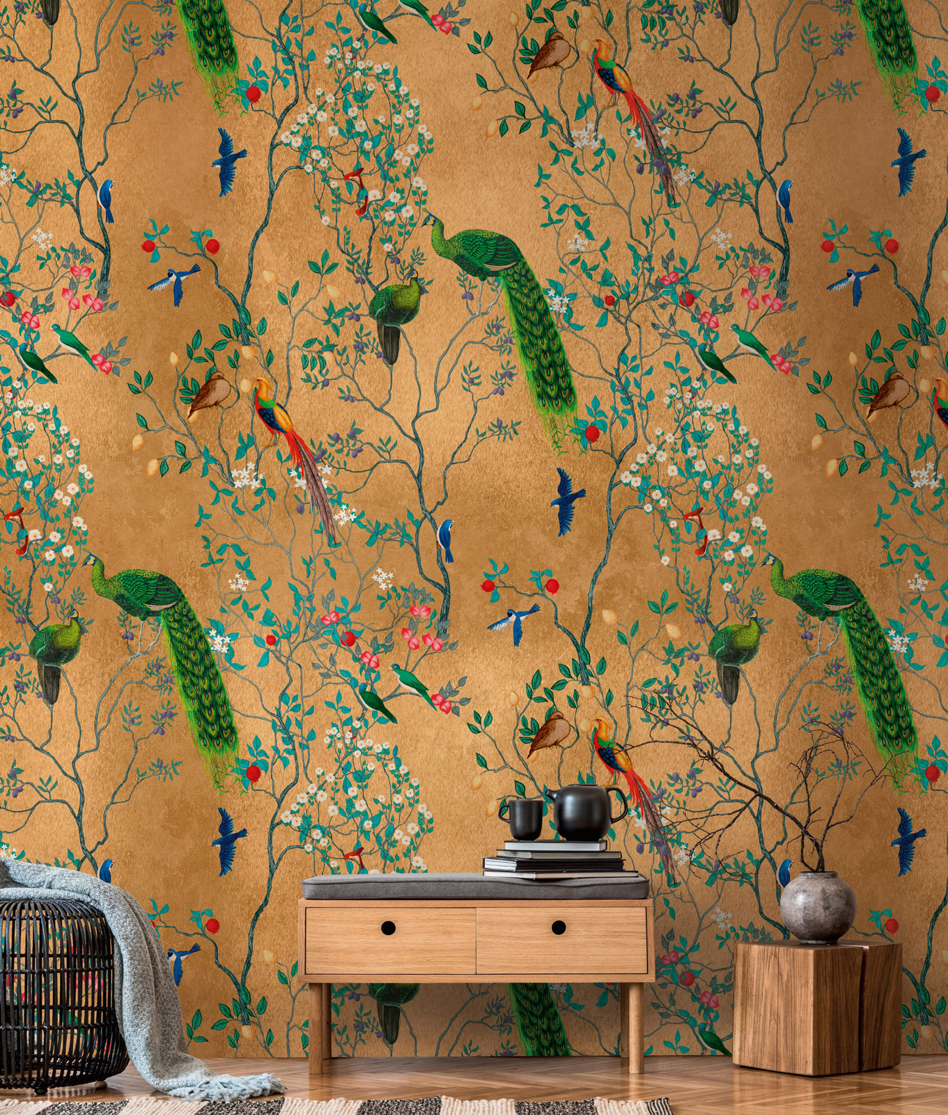 Livingwalls Vliestapete The Wall 3 Vogeltapete 398821