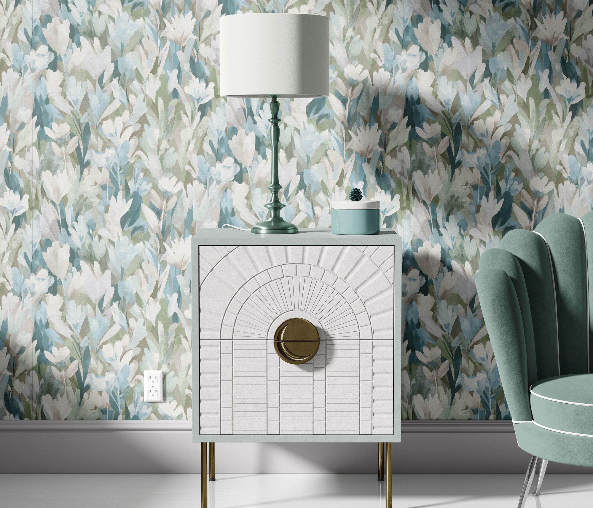 Erismann Vliestapete Pure Harmony blau 1058607