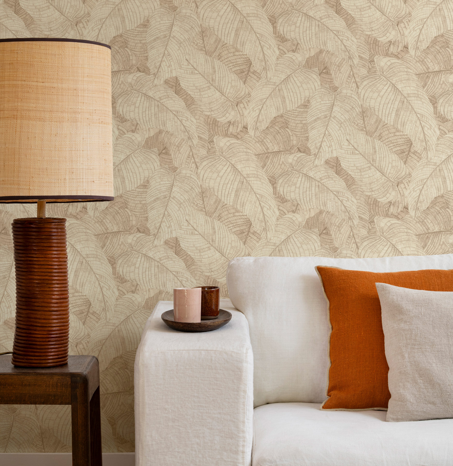 Rasch Vliestapete Amara Braun-Muschelbraun 720556