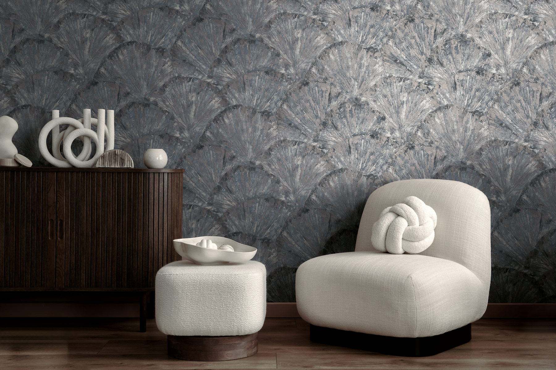 AS Vliestapete MS Hot Spots Grafik Blau 781985