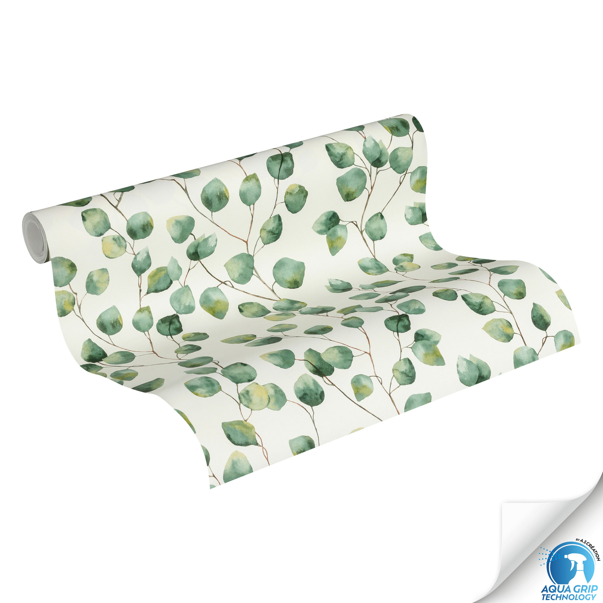 AS Vliestapete WOW Designdrop Florale Tapete Weiß 784541