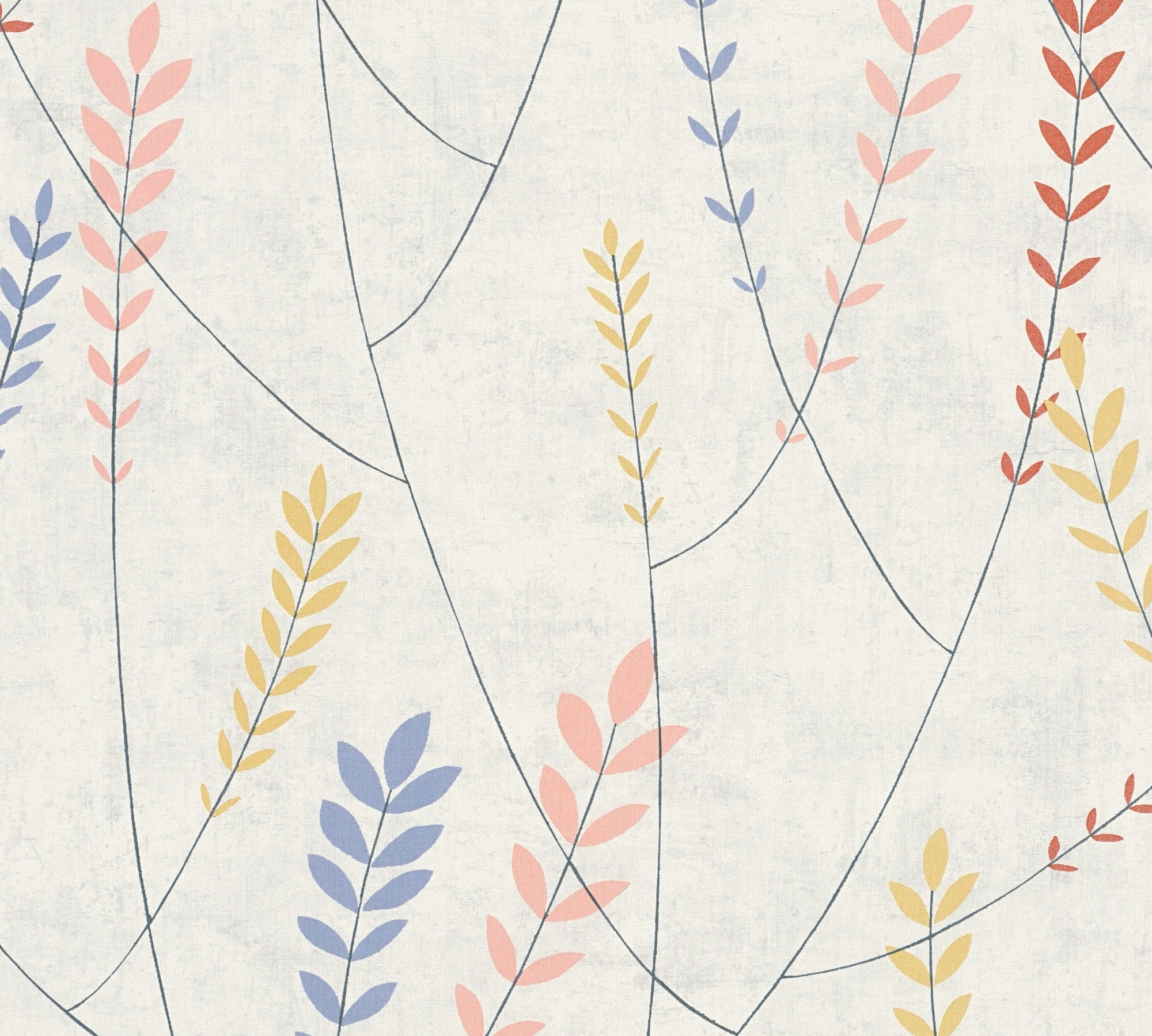 AS Vliestapete Nordic Feeling Floral Grau 791462