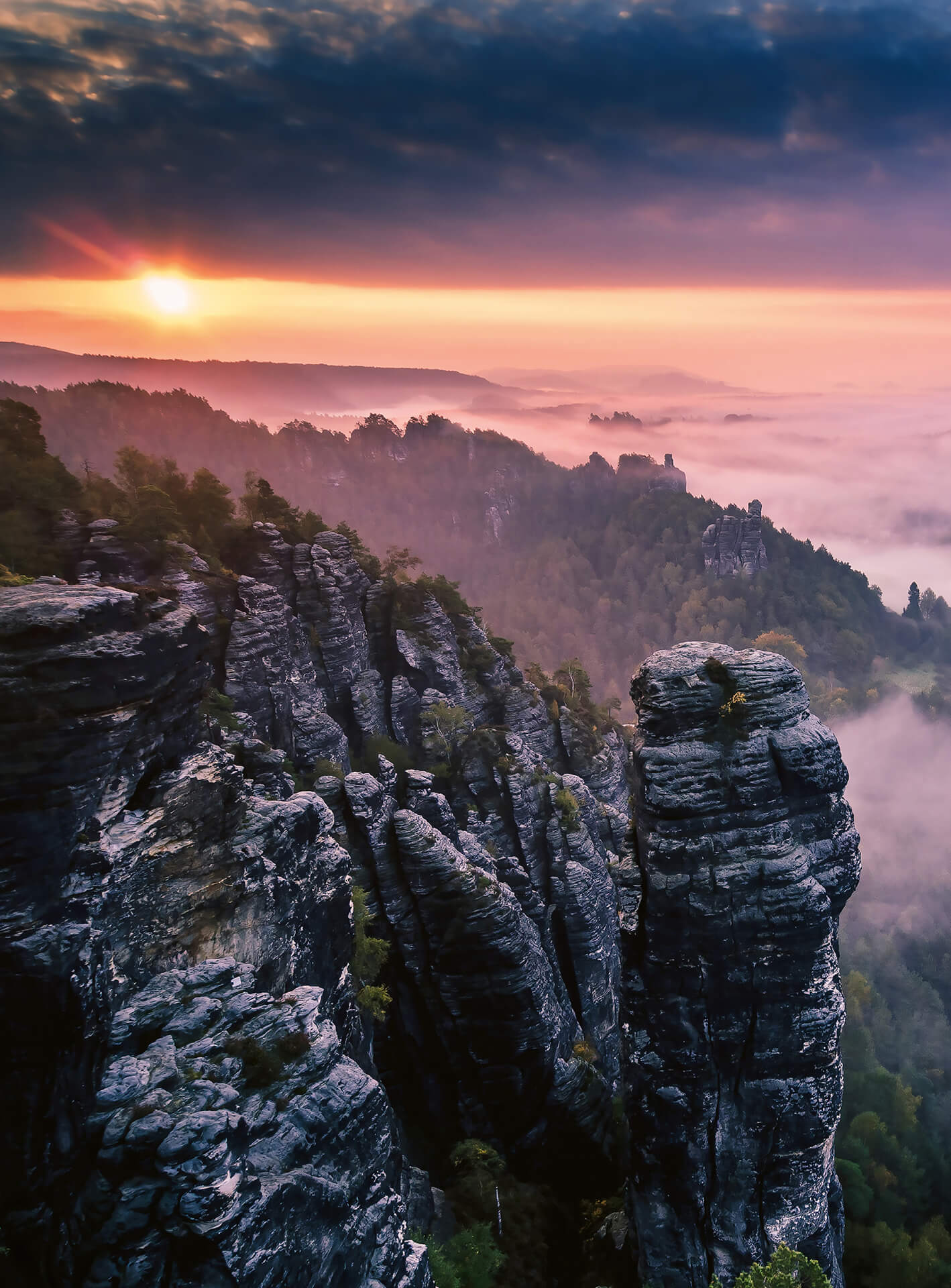 AS Fototapete Designwalls 2.0 Sunrise On The Rocks DD119086