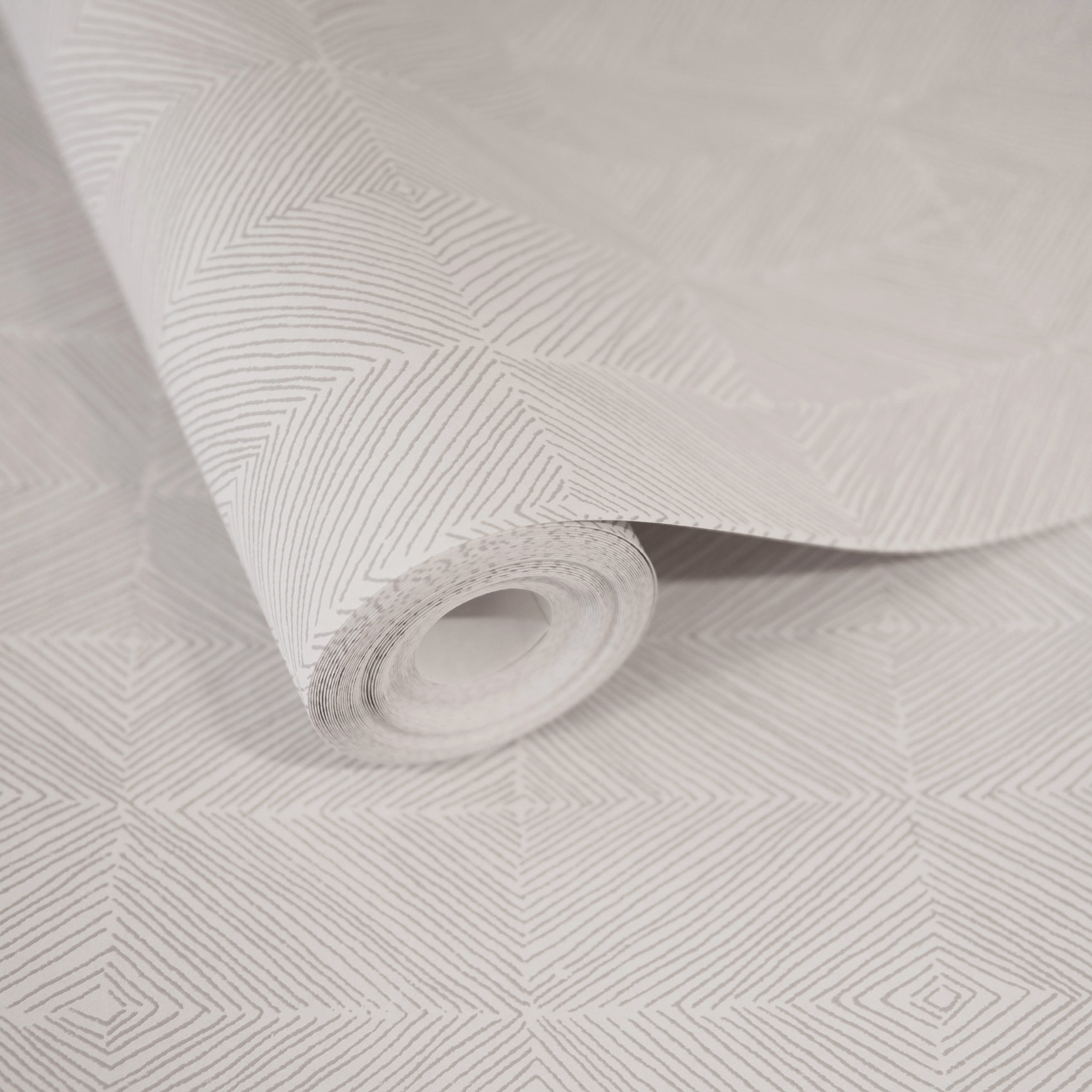 Hohenberger Vliestapete Chalk Rhompus Taupe 65506