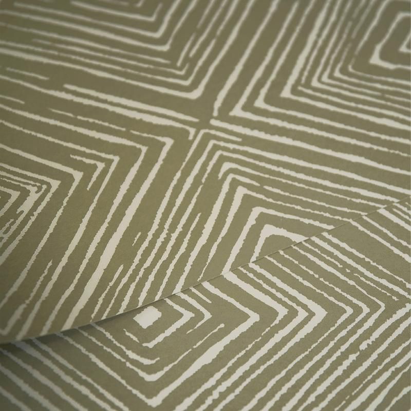 Hohenberger Vliestapete Chalk Diamand Olive 65484