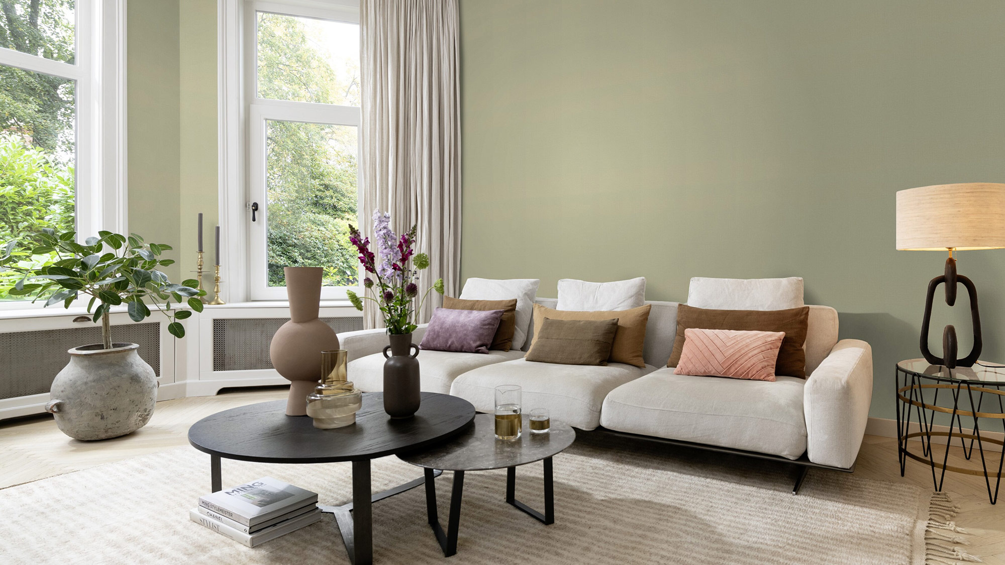 Rasch Vliestapete Liverna Grün 555998